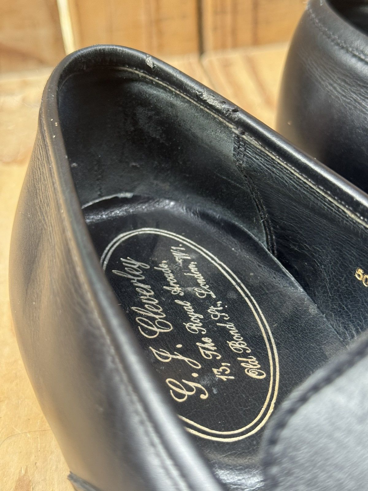 George Cleverley George cleverly black slip on men’s leather loafers US 10 E Size US 10 / EU 43 - 18 Thumbnail