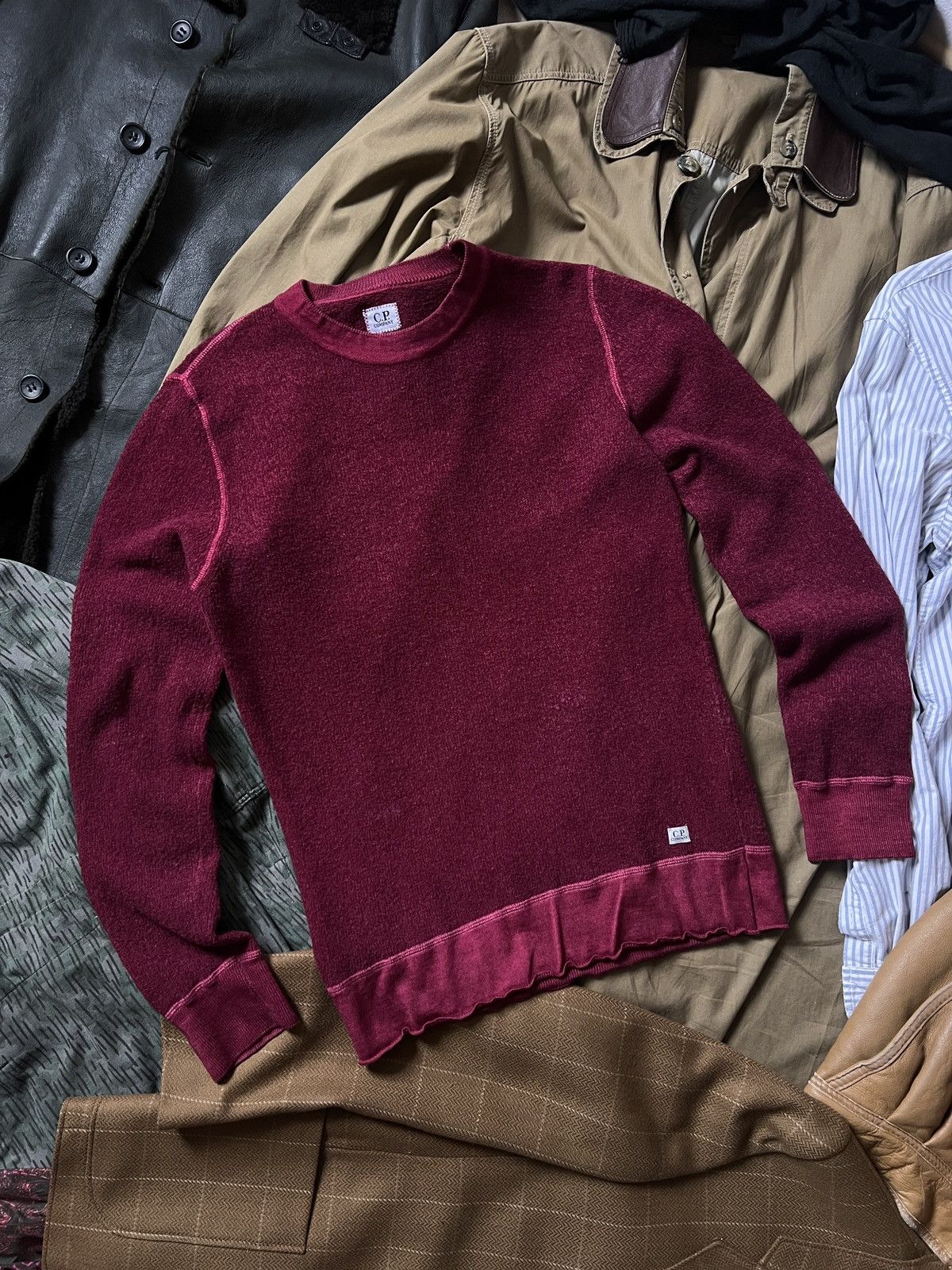 C.P. Company C.P. Company Wool Linen Sweater Burgundy L-XL Size US L / EU 52-54 / 3 - 2 Thumbnail