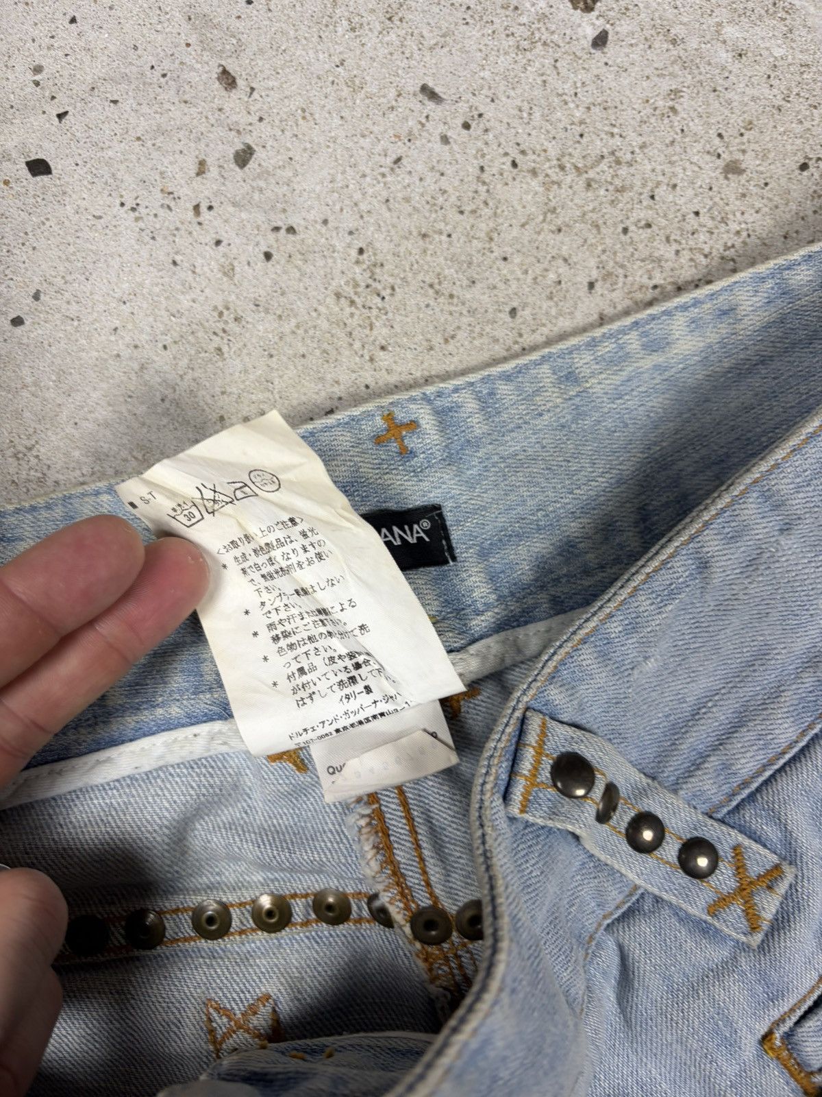 Dolce & Gabbana SS 2006 Dolce & Gabbana Studded Distressed Style Bootcut Size 28" / US 6 / IT 42 - 4 Thumbnail
