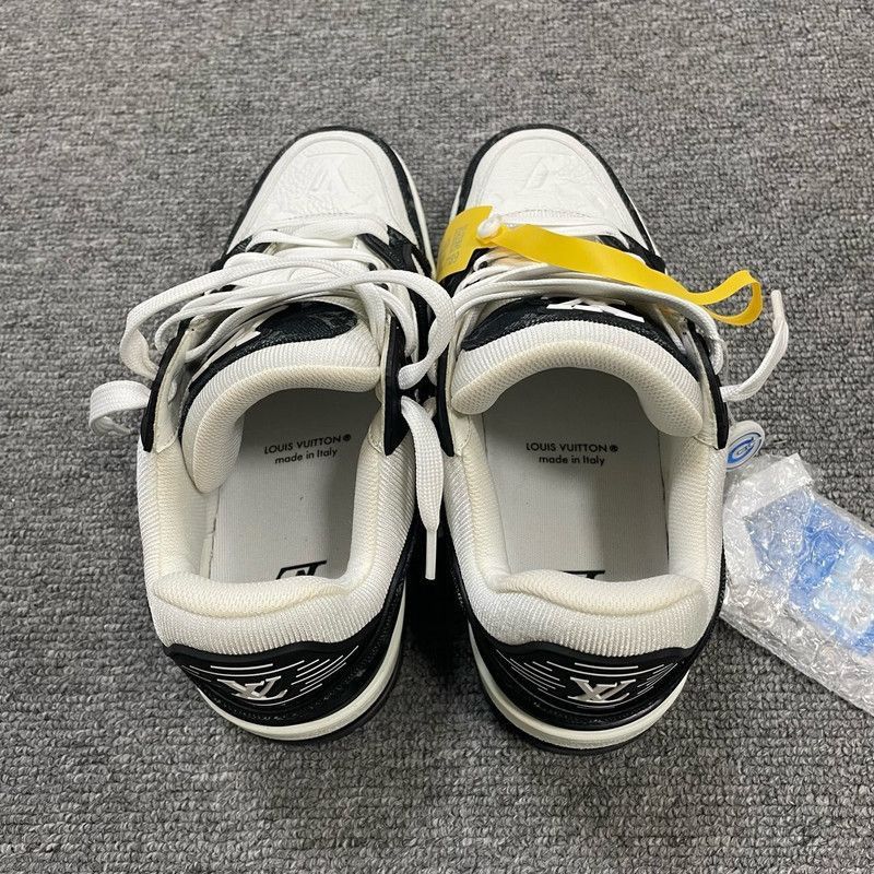 Louis Vuitton Louis Vuitton Panda Trainer Low-Top Sneakers -2508 Size US 7.5 / EU 40-41 - 3 Thumbnail