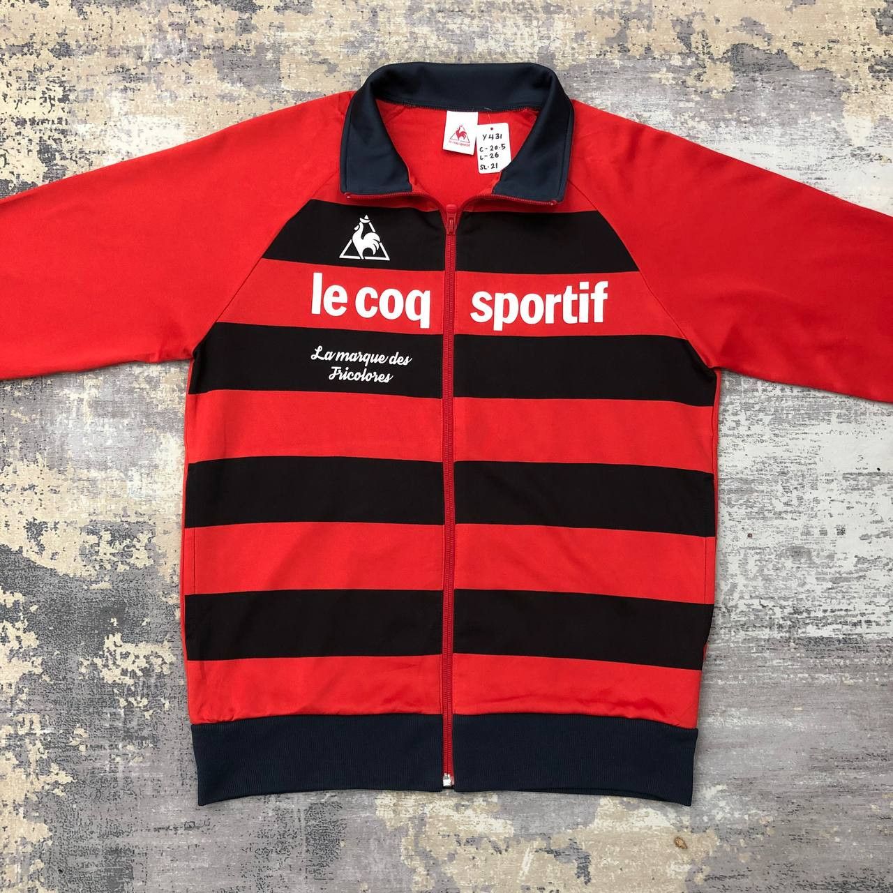 Le Coq Sportif Y431 LA MARQUE DES TRICOLORS x LE COQ SPORTIF JACKET Size US M / EU 48-50 / 2 - 4 Thumbnail