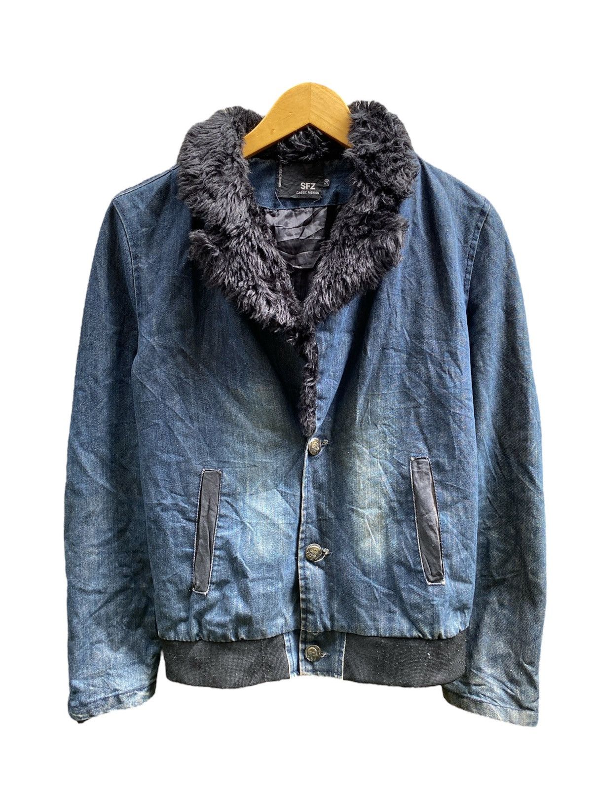 14th Addiction × KMRii × Yasuyuki Ishii JAPANESE SFZ FUR JACKET SEDITIONERIES GOTHIC PUNK Size US M / EU 48-50 / 2 - 1 Thumbnail