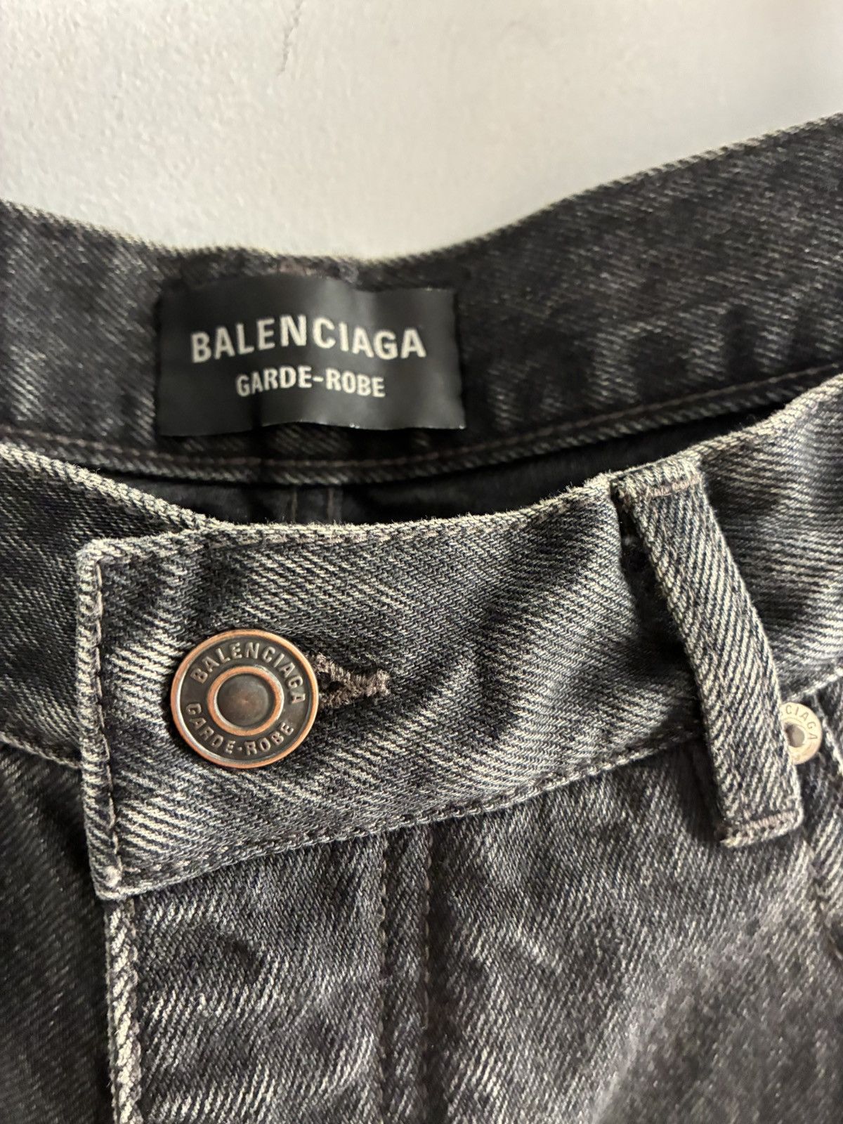 Balenciaga BALENCIAGA Baggy Japanese Denim Pants Size US 30 / EU 46 - 2 Thumbnail