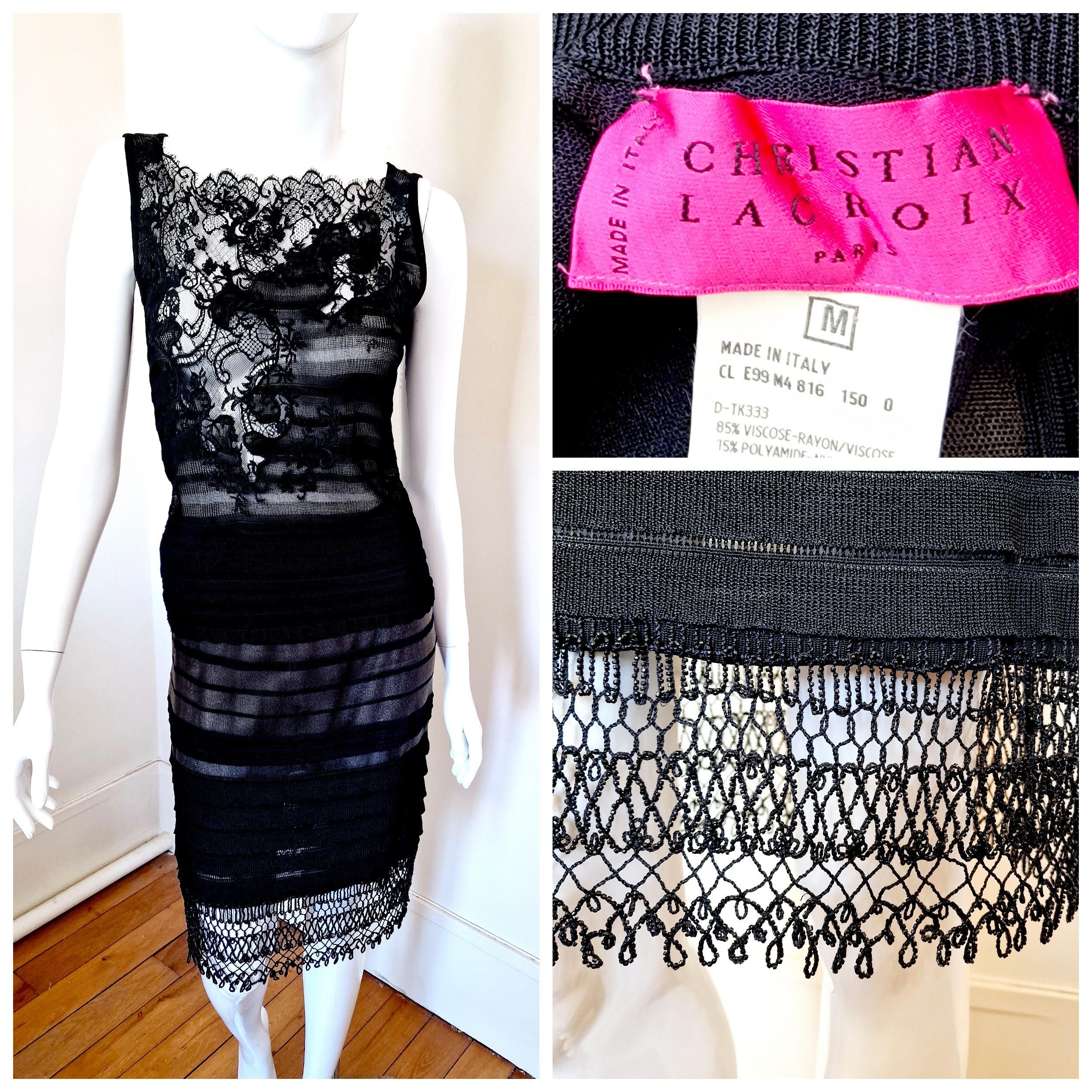 Christian Lacroix Christian Lacroix Flapper Great Gatsby 20s Pearl Dress Size M / US 6-8 / IT 42-44 - 1 Thumbnail