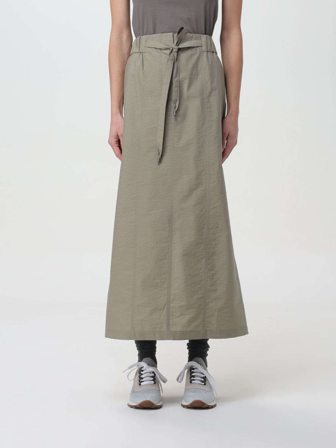 image of Brunello Cucinelli Skirt Woman Green, Women's (Size 26)