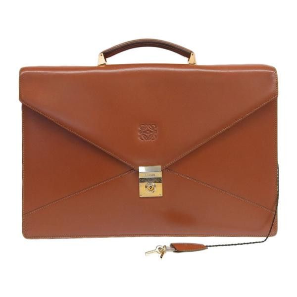 image of Loewe Anagram Business Bag in Brown, Women's