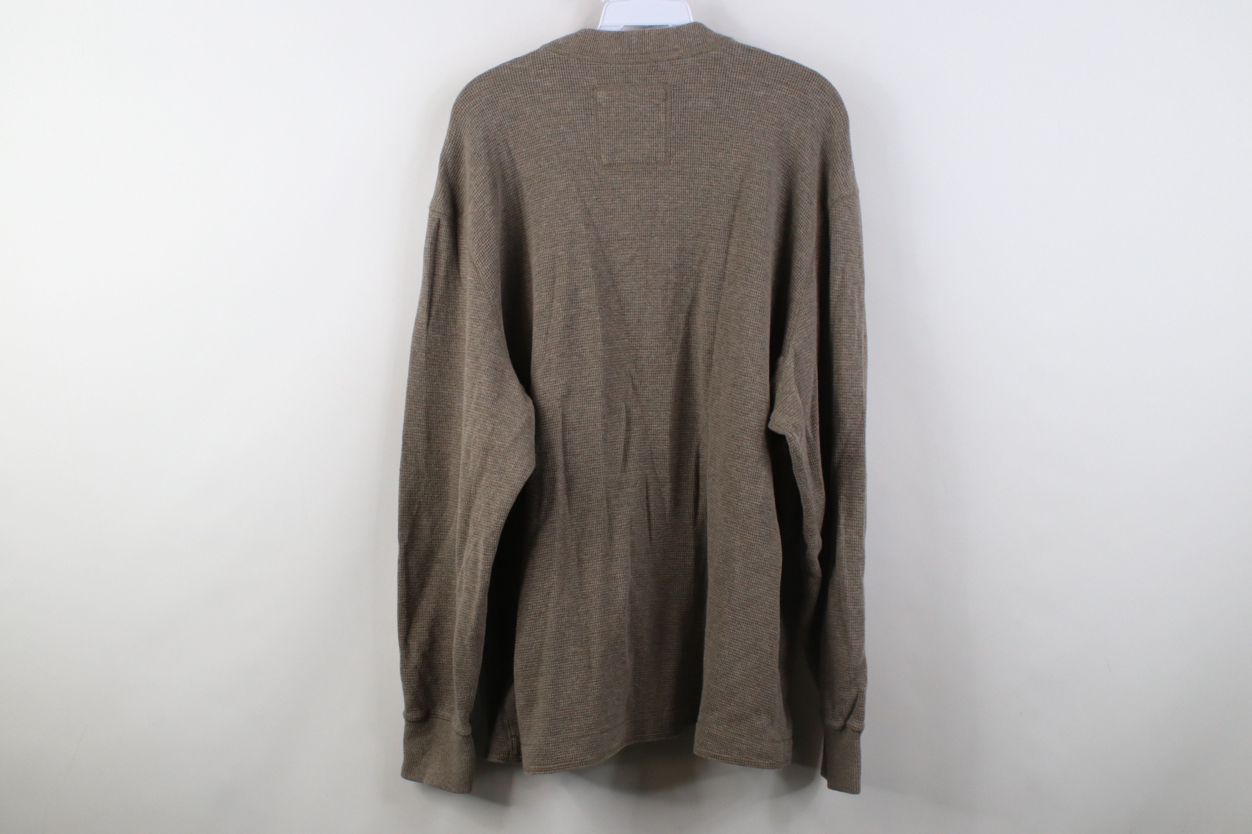 Eddie Bauer Vintage Y2K Eddie Bauer Knit Long Sleeve Henley T-Shirt Size US XXL / EU 58 / 5 - 7 Thumbnail