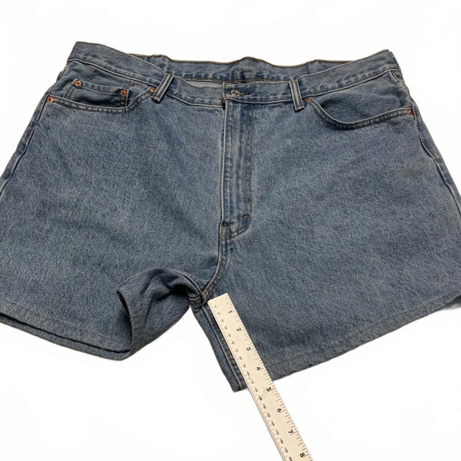 Other Levi's 550 Men's Altered Blue Sz 42 Denim Shorts Size US 42 / EU 58 - 4 Thumbnail