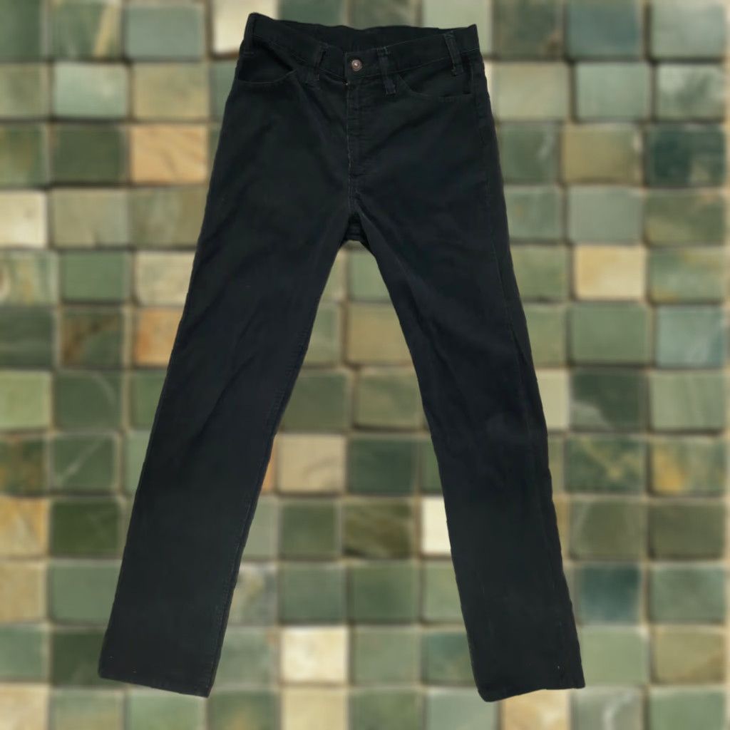 Levi's VINTAGE Levi's Corduroy Pants Shirt? Women 29 Waist 31 Inseam High Rise Green 70s Levi's Corduroy Bootcut Pants 8 29x31 Size 29" - 1 Thumbnail