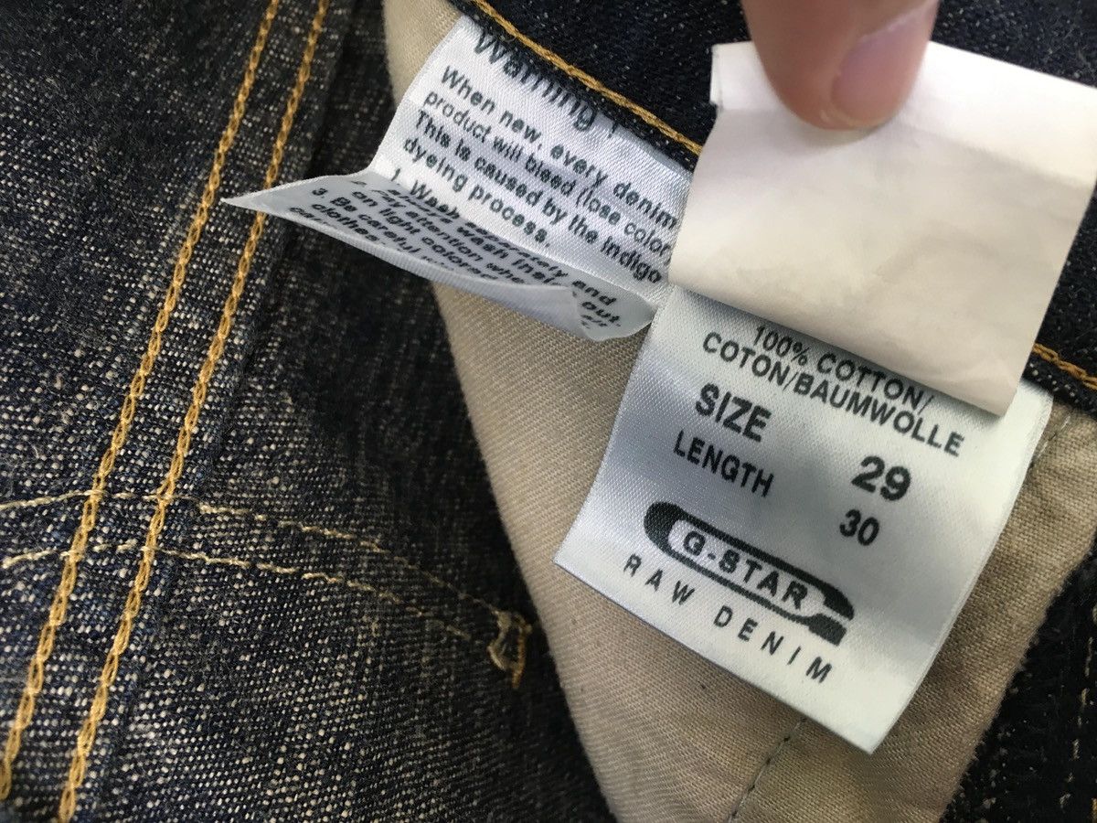 G-Star × Marc Newson G Star Raw A-Crotch Denim Tapered Fit Size US 30 / EU 46 - 9 Thumbnail
