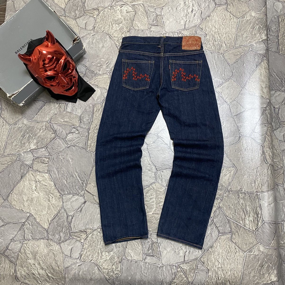 Vintage Evisu x Hello Kitty Embroidered Selvedge Denim Jeans