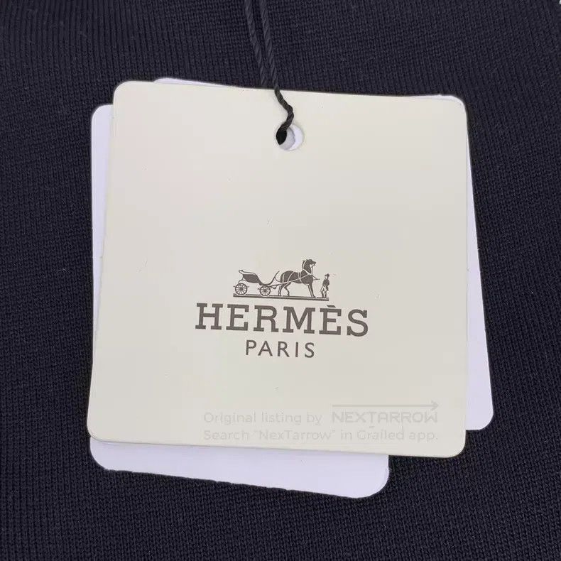 Hermes Hermes Black striped trim mulberry silk knitted shorts Size 24" / US 00 / IT 34 - 6 Thumbnail