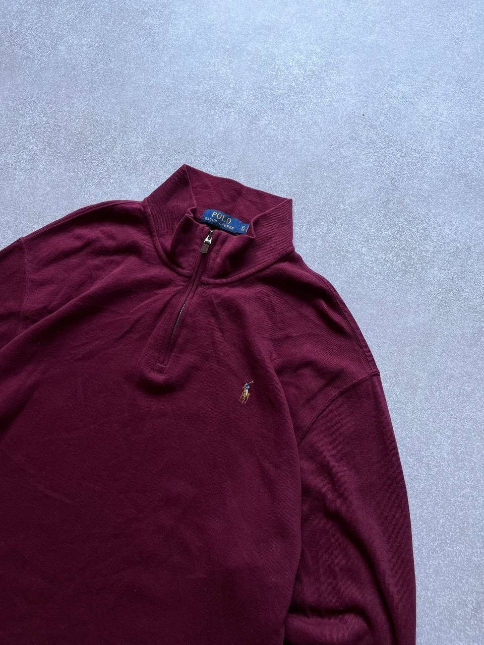 Polo Ralph Lauren × Vintage Vintage Polo Ralph Lauren Quarter Zip Sweatshirt Y2K XL Size US XL / EU 56 / 4 - 3 Thumbnail