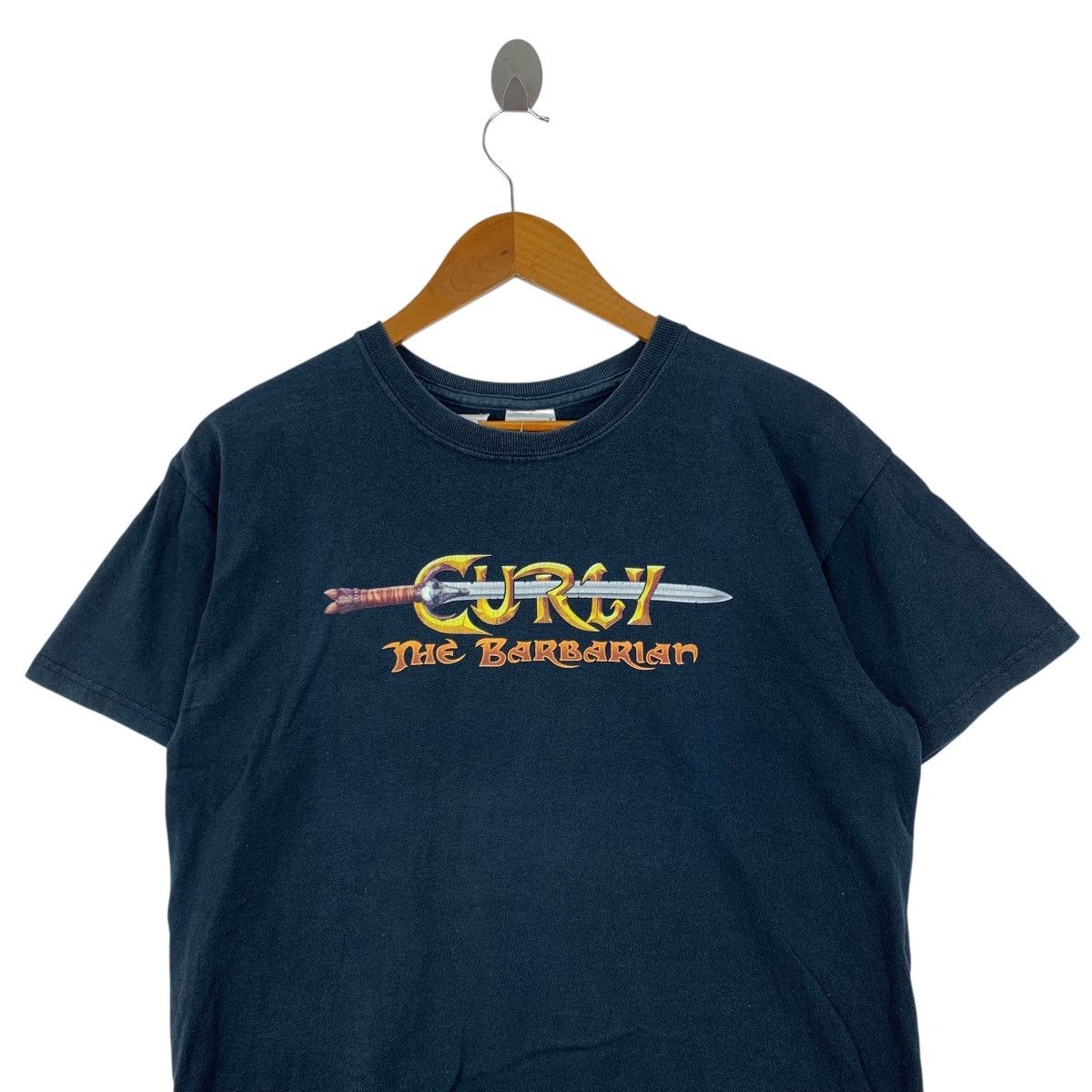 Vintage Vintage CURLY The BARBARIAN Three Stooges 2008 Movie Tshirt Size US M / EU 48-50 / 2 - 4 Thumbnail