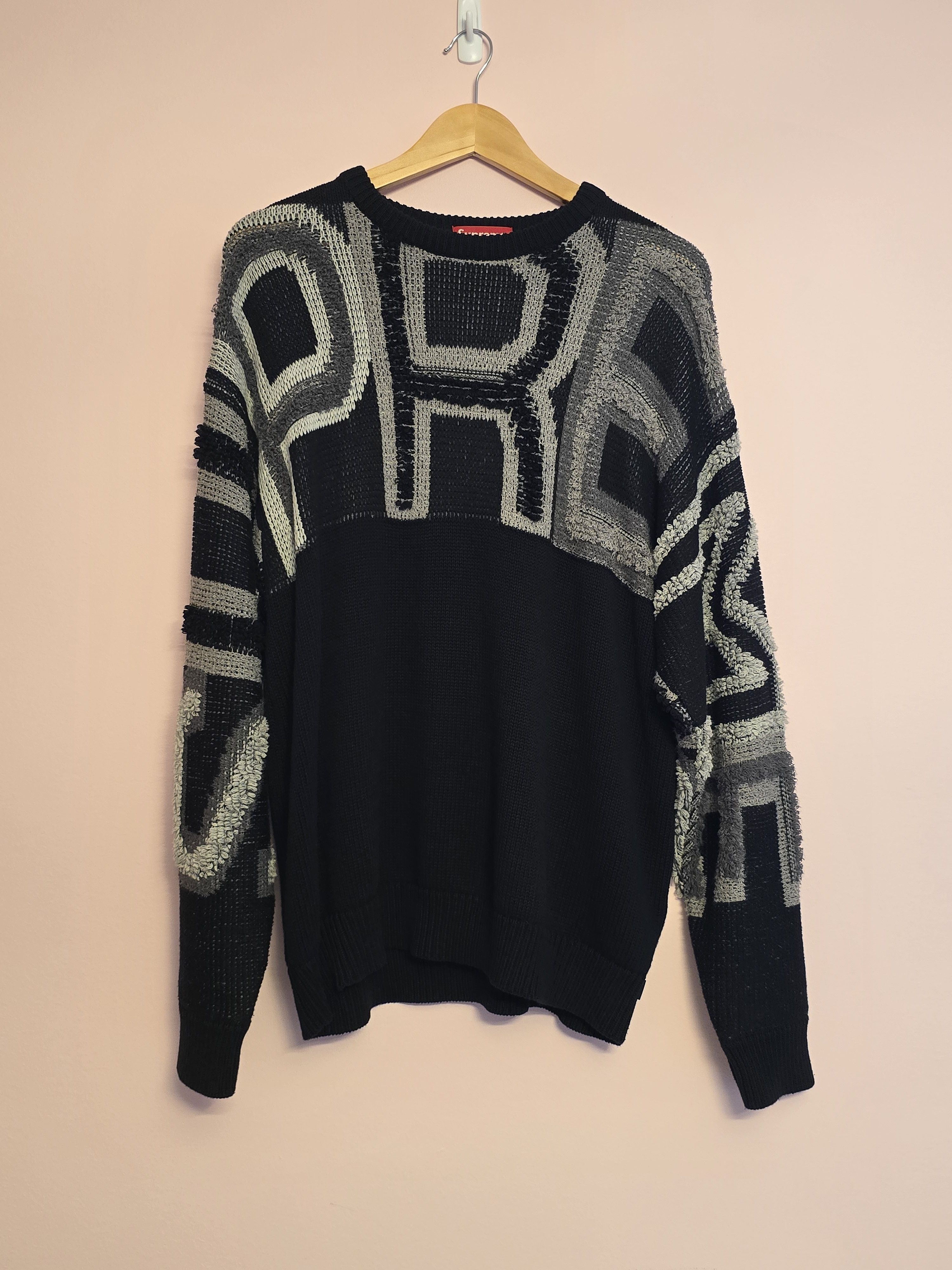 Supreme Supreme Blurred Logo Sweater | Grailed