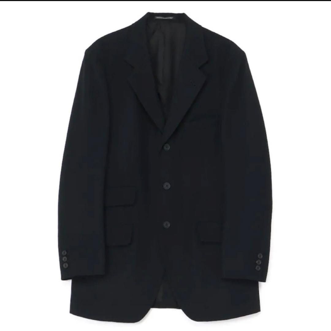 image of Yohji Yamamoto Por Homme 22Aw Army Gabardine Jacket in Black, Men's (Size Medium)