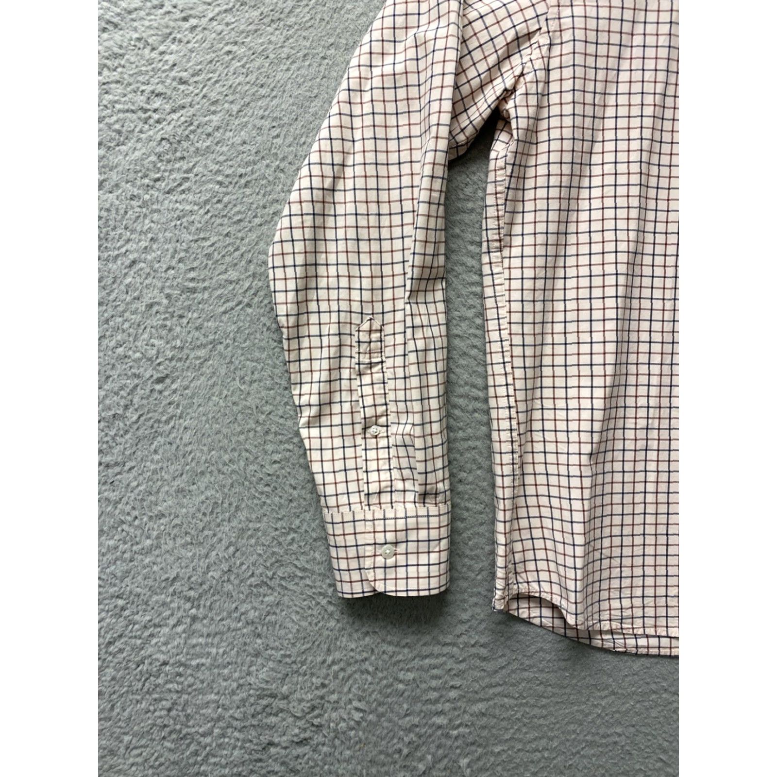 J.Crew J Crew Button Shirt Men’s L Peach Slim Fit Check /158-34 Button-Up Long Sleeve Cotton Slimming Size US L / EU 52-54 / 3 - 3 Thumbnail