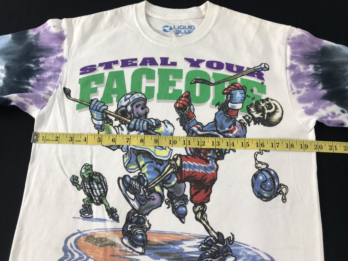 Grateful Dead 90s Liquid Blue The Grateful Dead Steal Your Faceoff Tie Dye Size US M / EU 48-50 / 2 - 10 Thumbnail