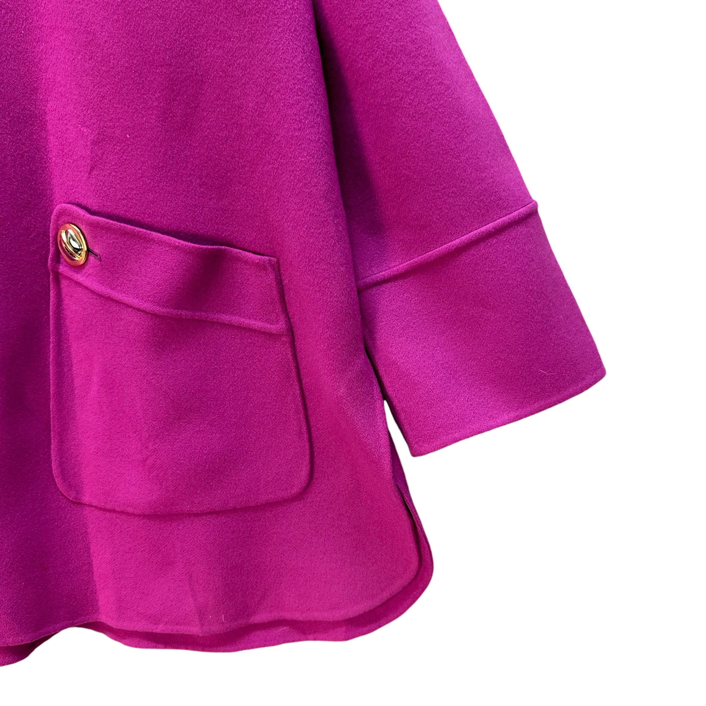 Longchamp BEST KIRA LONGCHAMP Single Top Button Wool Jacket #A54-1245 Size M / US 6-8 / IT 42-44 - 5 Thumbnail