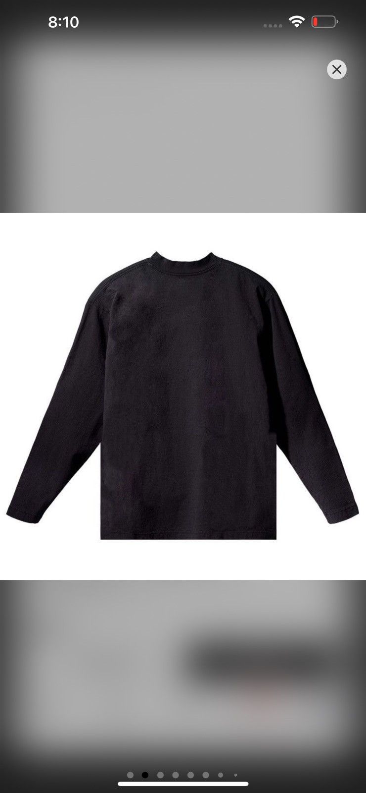 Balenciaga × Gap × Yeezy Yeezy Gap Logo Long Sleeve tee Size US S / EU 44-46 / 1 - 2 Thumbnail