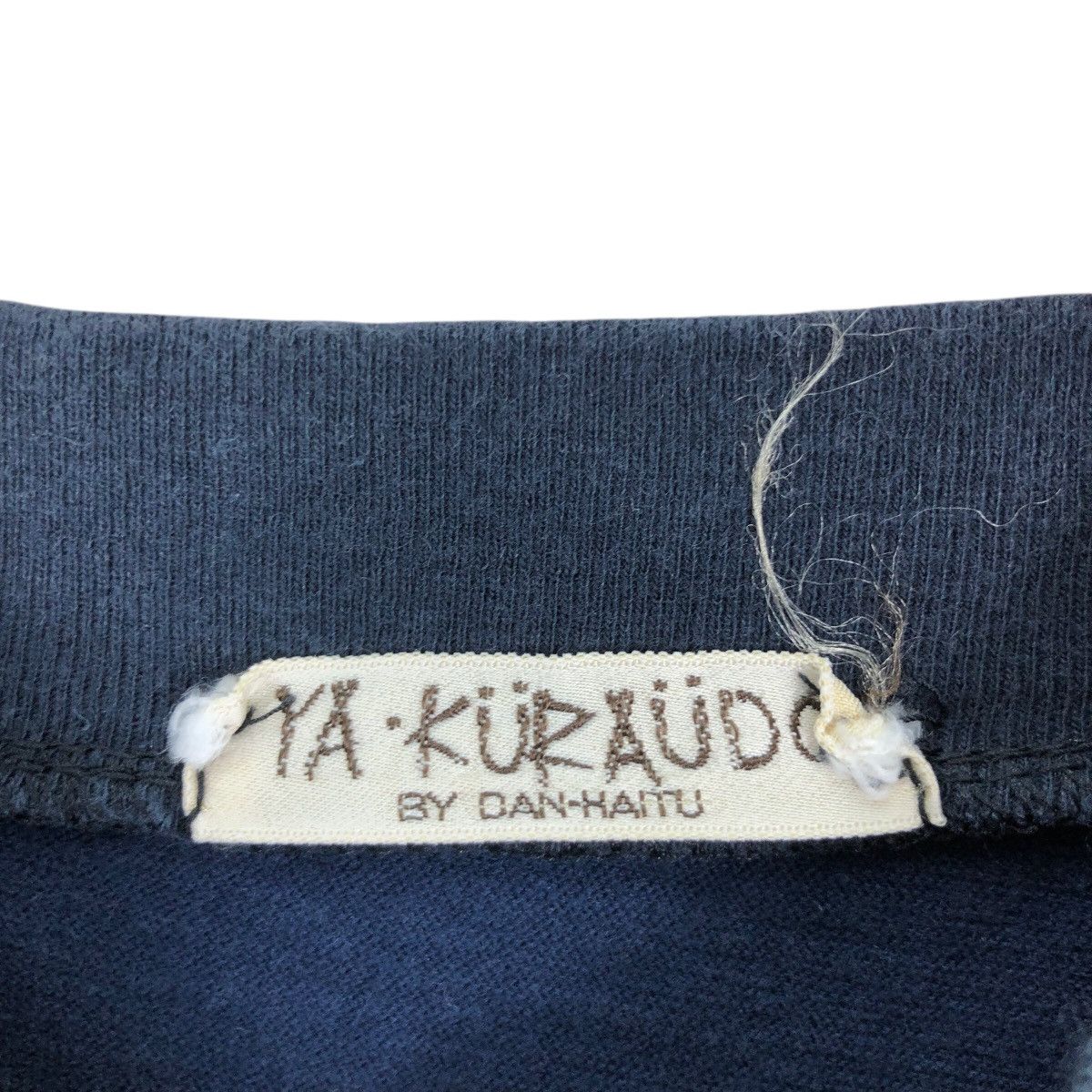 Vintage Vintage 80s YA-KURAUDO T-Shirt Big Logo Half Zipper Vintage Size US L / EU 52-54 / 3 - 6 Thumbnail