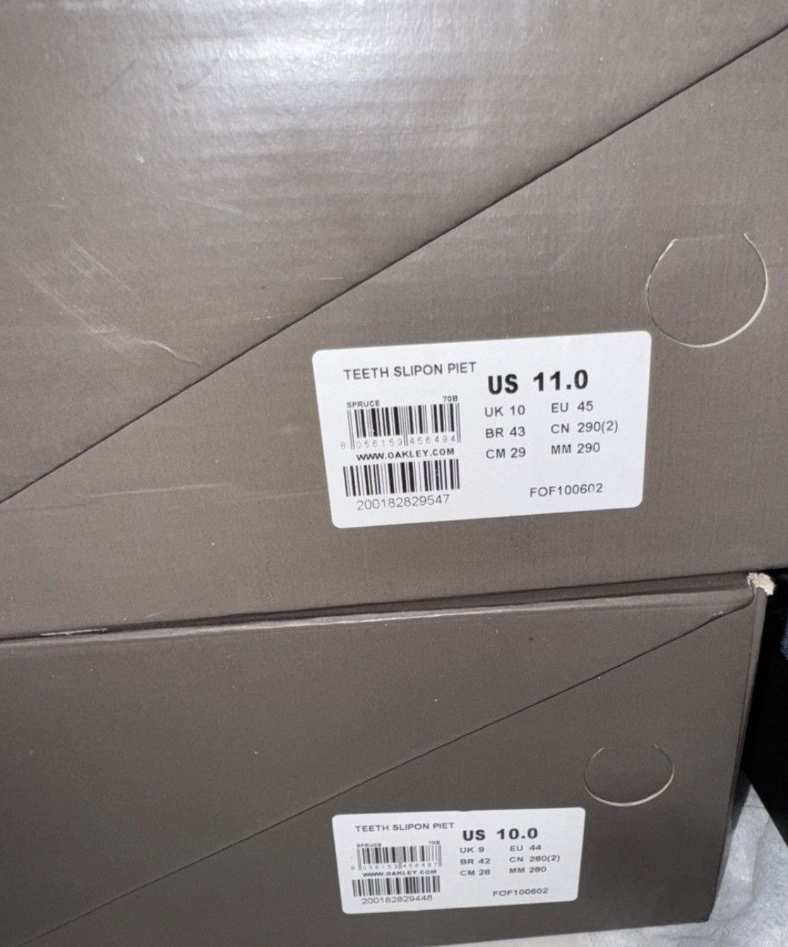 Oakley × PIET [US 10] Oakley x Piet Teeth Slip-On Grey Size US 10 / EU 43 - 11 Thumbnail