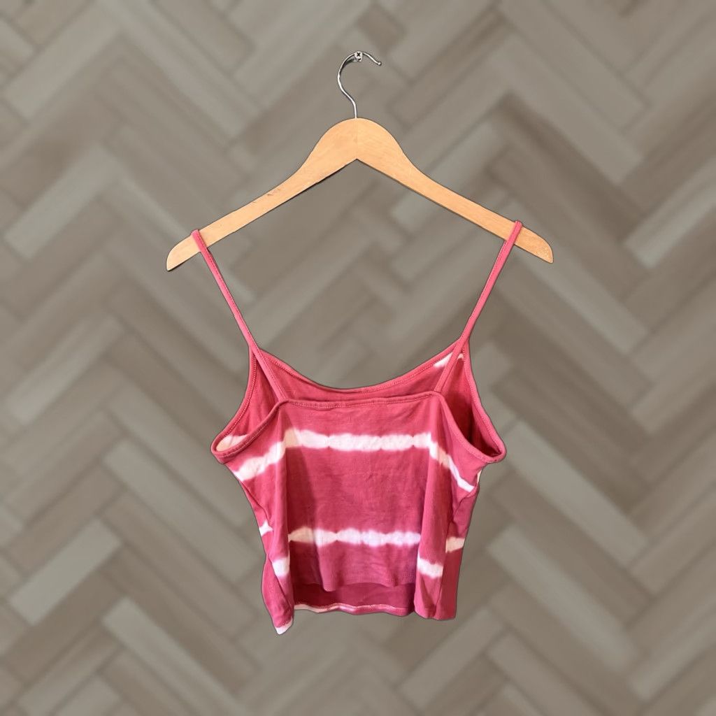 Hurley Hurley Womens Red Cropped Sleeveless Tank Top L Red Cropped Sleeveless Tank Hurley Women L Size L / US 10 / IT 46 - 1 Thumbnail