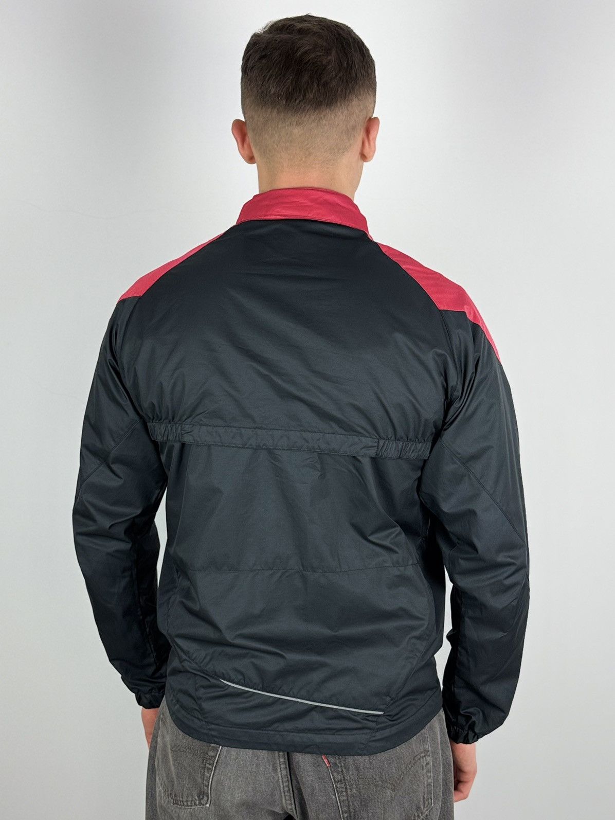 Nike Nike 2in1 Paneled Nylon Vented Running Jacket Size US M / EU 48-50 / 2 - 3 Thumbnail
