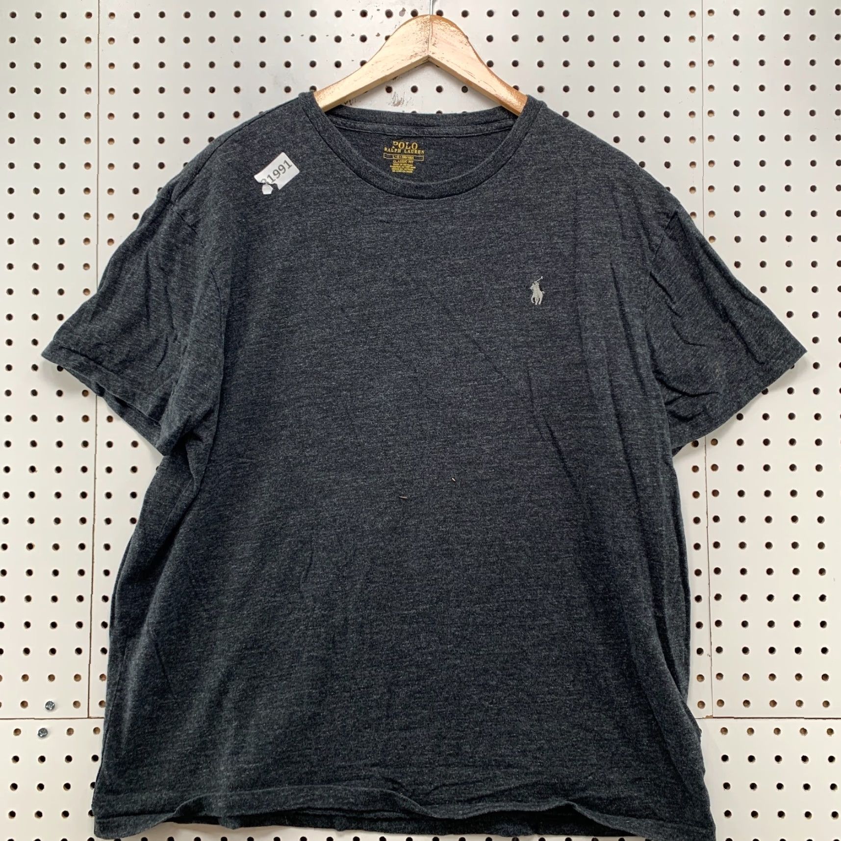 Polo Ralph Lauren Polo Ralph Lauren Shirt White Mens Large Classic Fit 23x27 Pony Gray 90s? Size US L / EU 52-54 / 3 - 2 Thumbnail