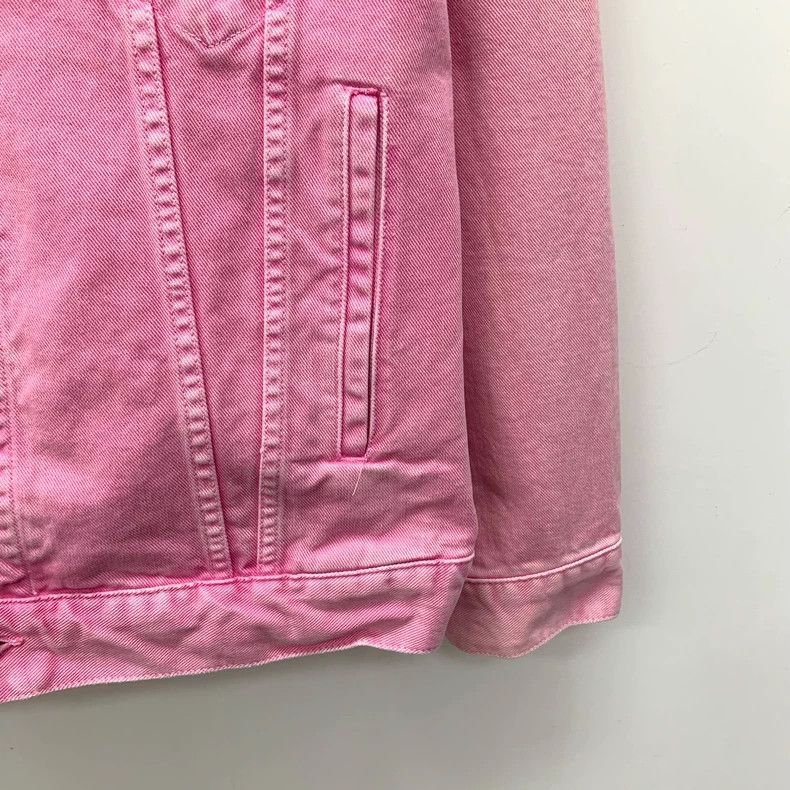 Balenciaga Balenciaga size 34 Pink logo monogrammed embroidered cotto Size US XXS / EU 40 - 4 Thumbnail