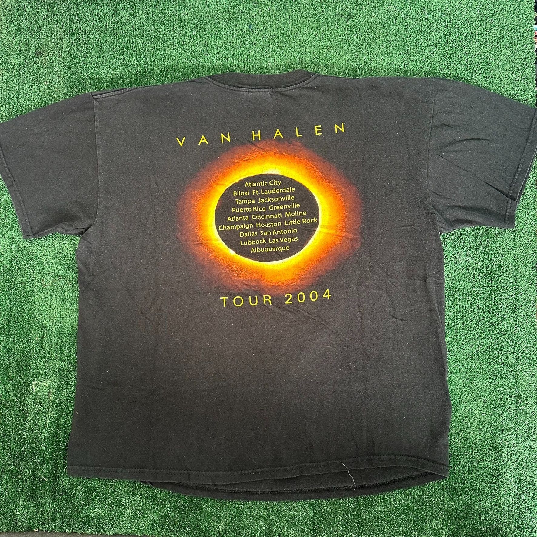Anvil Vintage Y2K Van Halen Tour 2004 T-Shirt Rock Band Logo Tee Size US XL / EU 56 / 4 - 4 Thumbnail