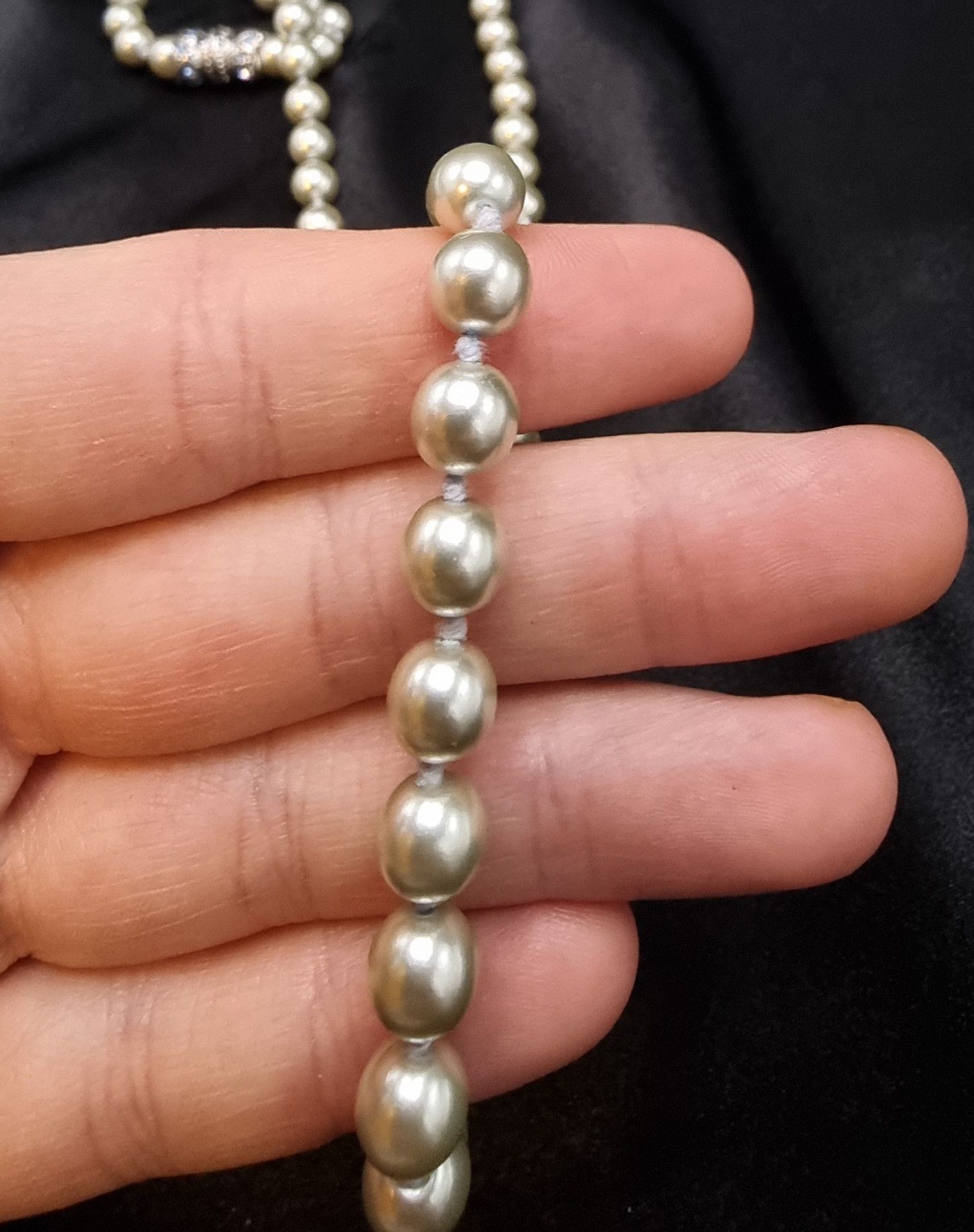 Vintage Rare Find Vintage 1990s NOLAN MILLER Signed Long Faux Pearl Size ONE SIZE - 8 Thumbnail