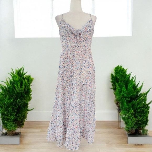 Nanette Lepore NWT Nanette Lepore Tiered Floral Midi Dress $158 Size M / US 6-8 / IT 42-44 - 1 Thumbnail