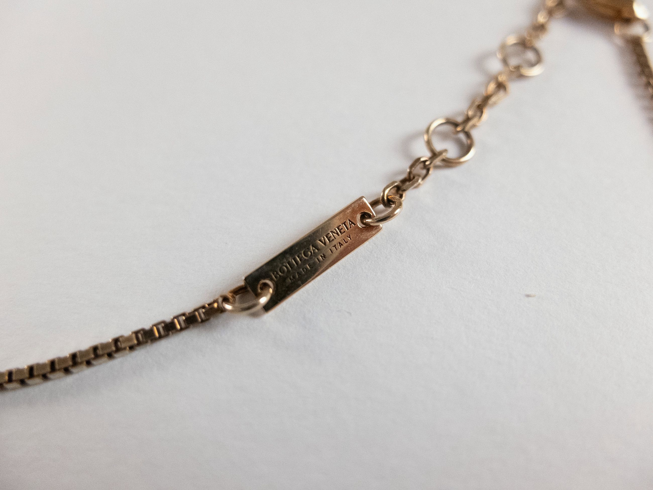 Bottega Veneta BOTTEGA VENETA Lava gold plated silver necklace q Size ONE SIZE - 3 Thumbnail