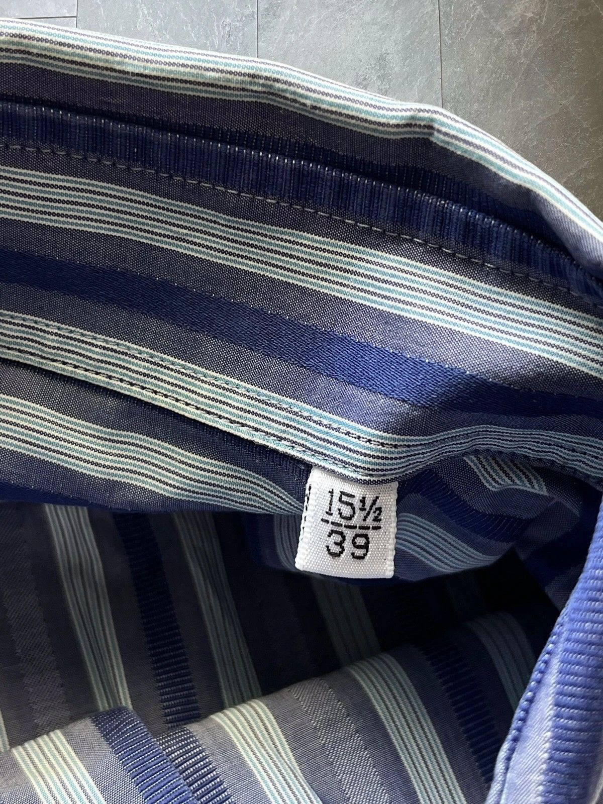 Versace Versace Collection Size 15 1/2 | 39 L Shirt Stripped 2010s Size US L / EU 52-54 / 3 - 14 Thumbnail