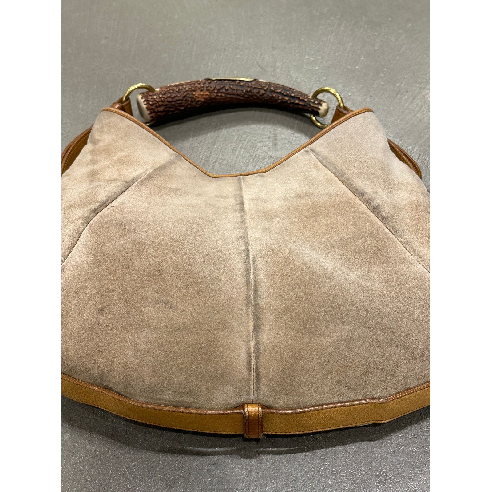 Yves Saint Laurent 2002 Yves Saint Laurent Mombasa Suede bag Size ONE SIZE - 7 Thumbnail