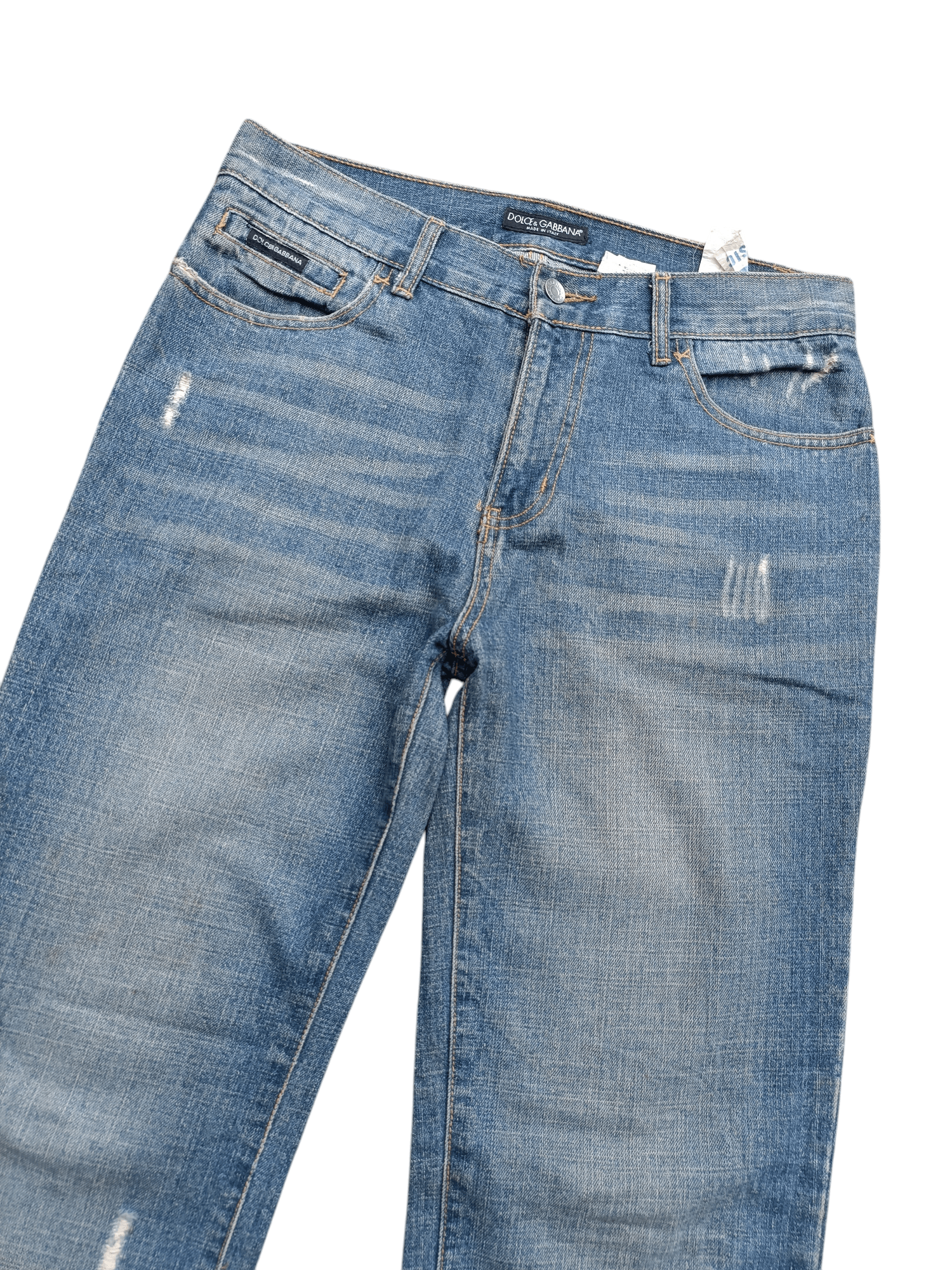 Dolce & Gabbana Dolce & Gabbana Distressed Denim Pants Size US 32 / EU 48 - 16 Thumbnail