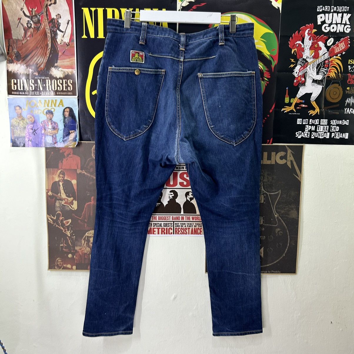 Ben Davis Vintage Ben Davis Skinny Distressed Denim Size US 36 / EU 52 - 6 Thumbnail