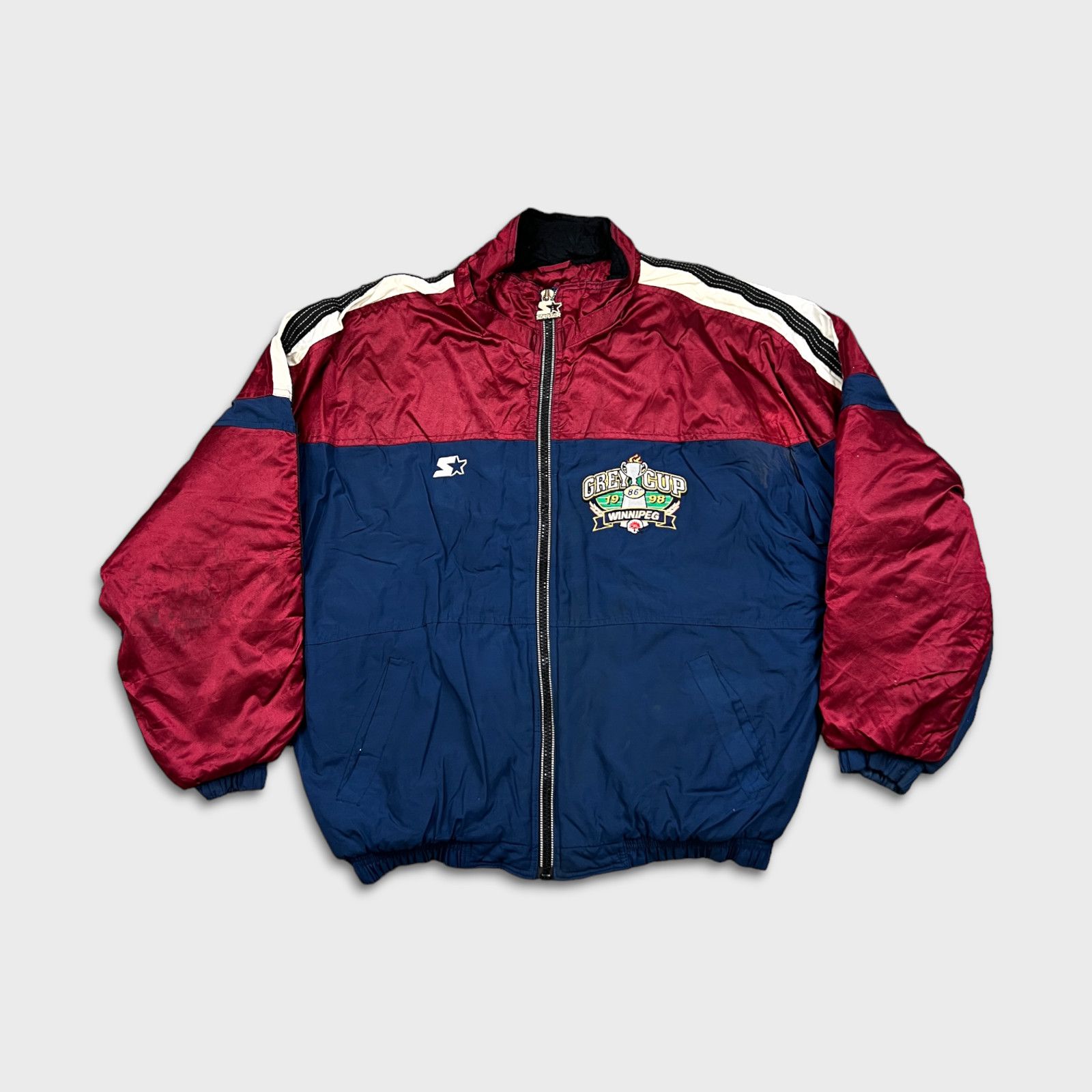 NFL × Starter × Vintage Vintage 1998 Grey Cup Starter Jacket Medium NFL Football CFL Size US M / EU 48-50 / 2 - 1 Thumbnail