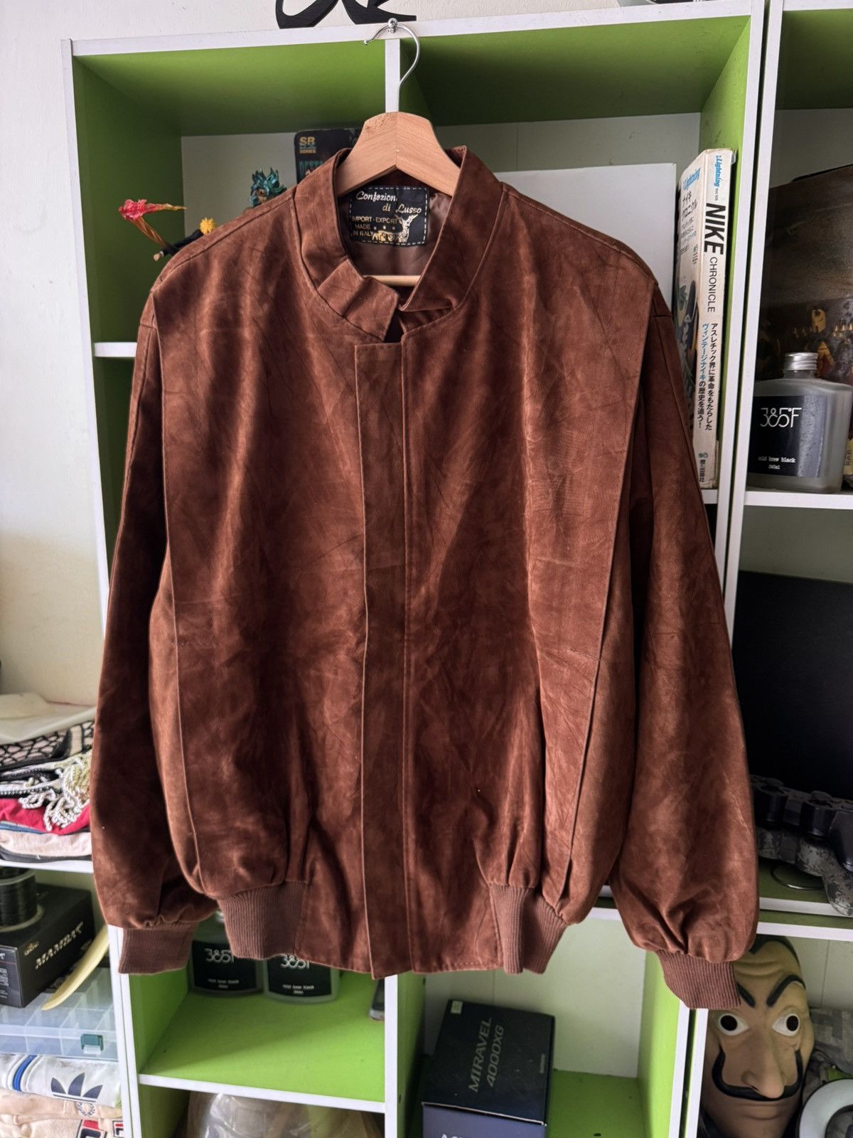 If Six Was Nine Vintage 70/80s Confezioni di lusso suede jacket Size US L / EU 52-54 / 3 - 1 Thumbnail