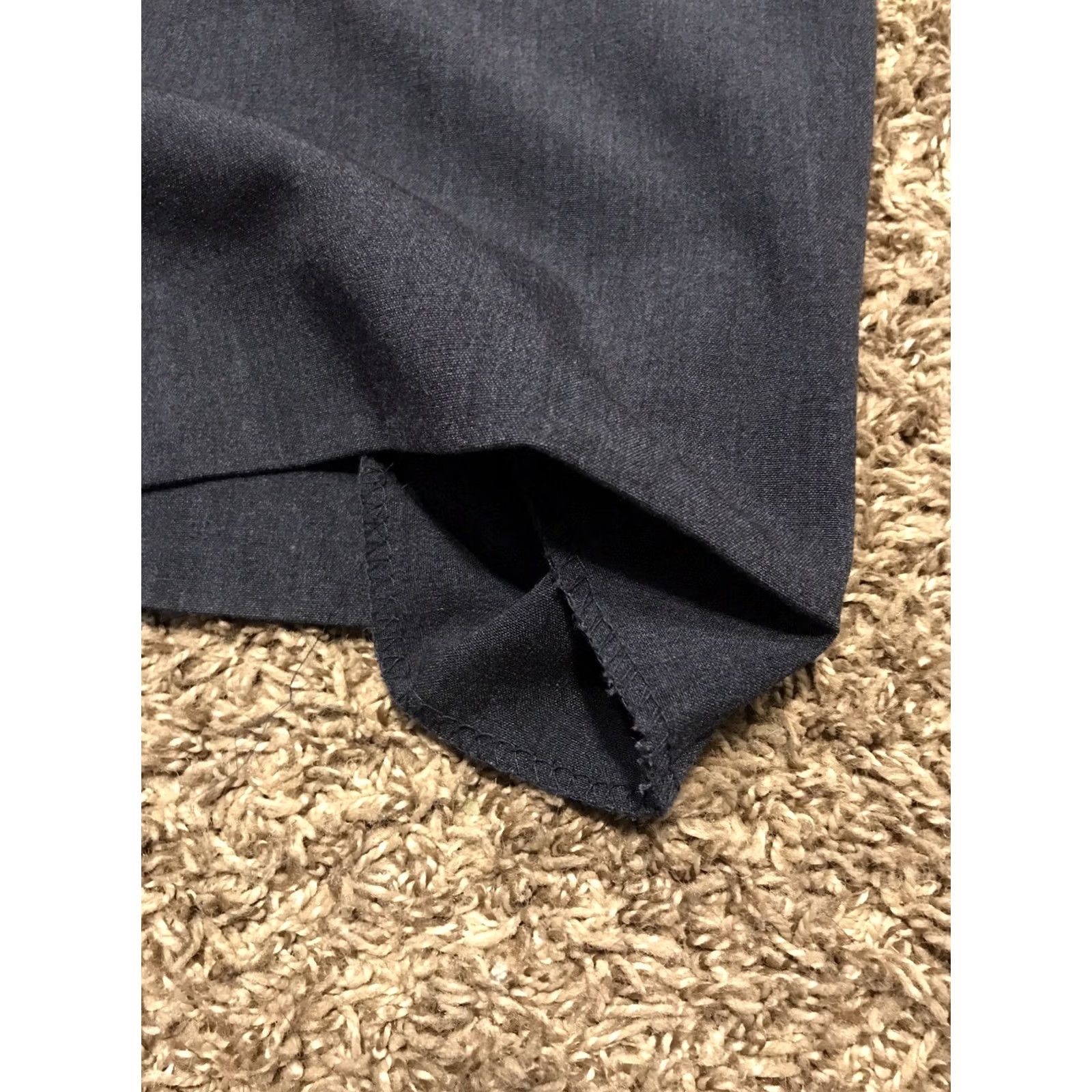 CO new york & co Womens Pants Bootcut 31 in Inseam Navy Blue Polyester Blend Stretch Regular Size 10 Size 32" / US 10 / IT 46 - 2 Thumbnail
