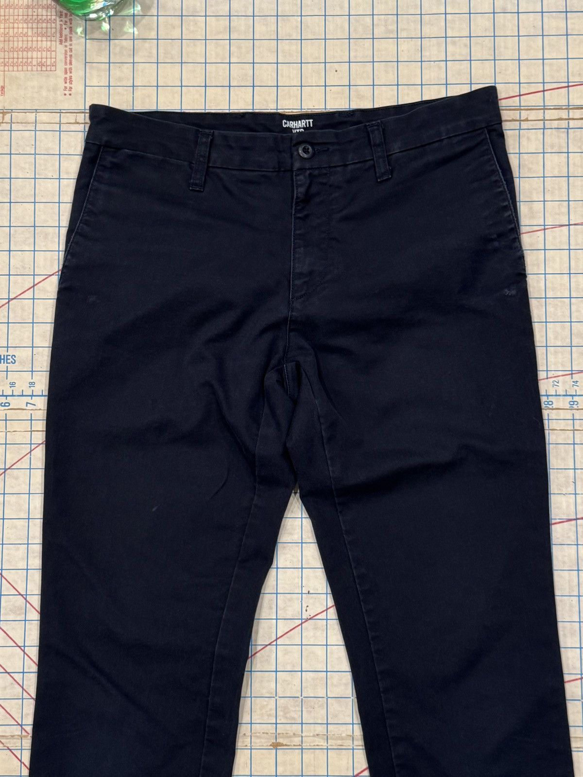 Carhartt Wip Carhartt WIP Sid Pant Mens Size 33 Navy Blue Size US 33 - 3 Thumbnail