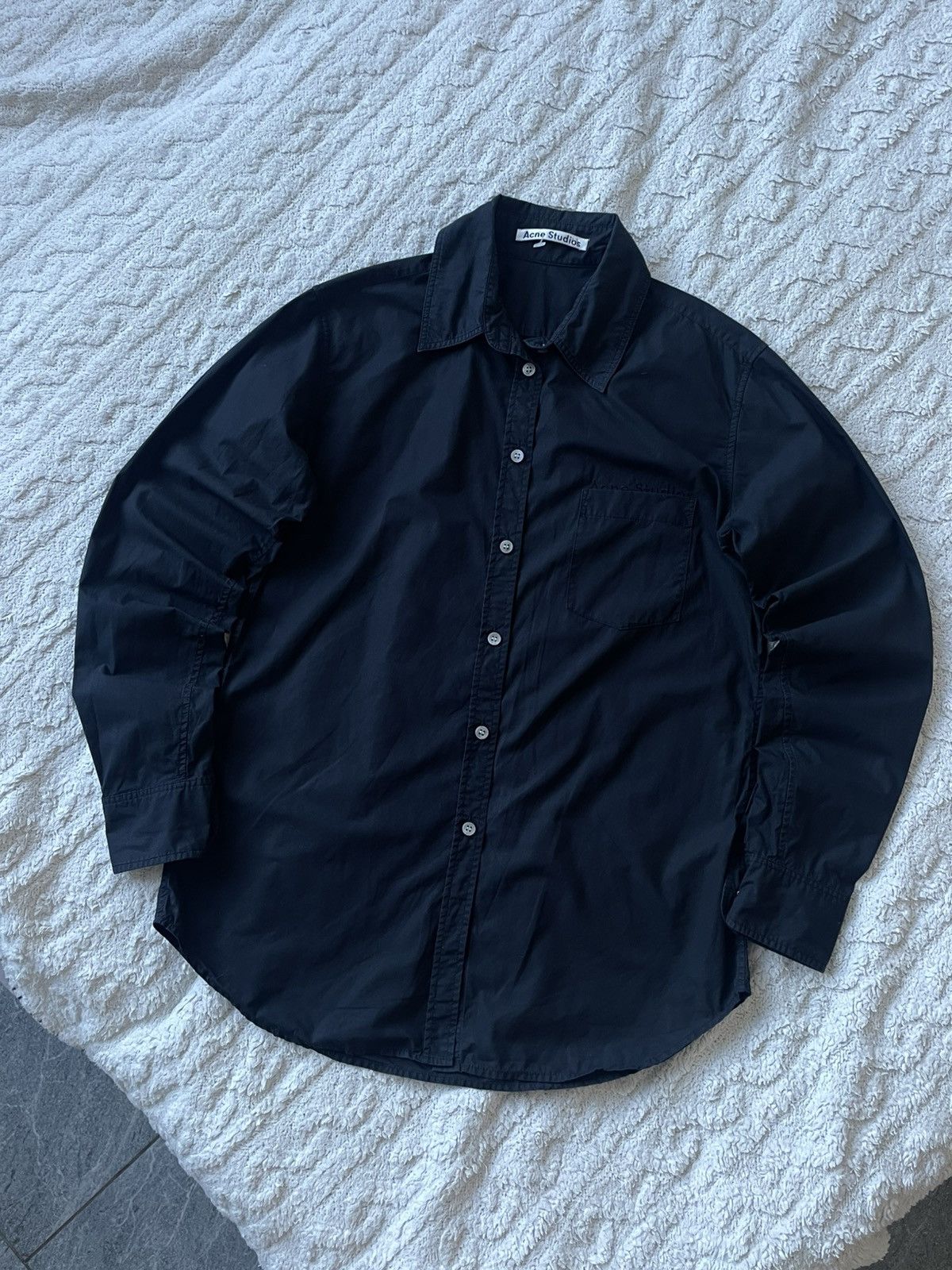 Acne Studios Vintage acne studios Shirt with embroidered logo women small Size S / US 4 / IT 40 - 14 Thumbnail