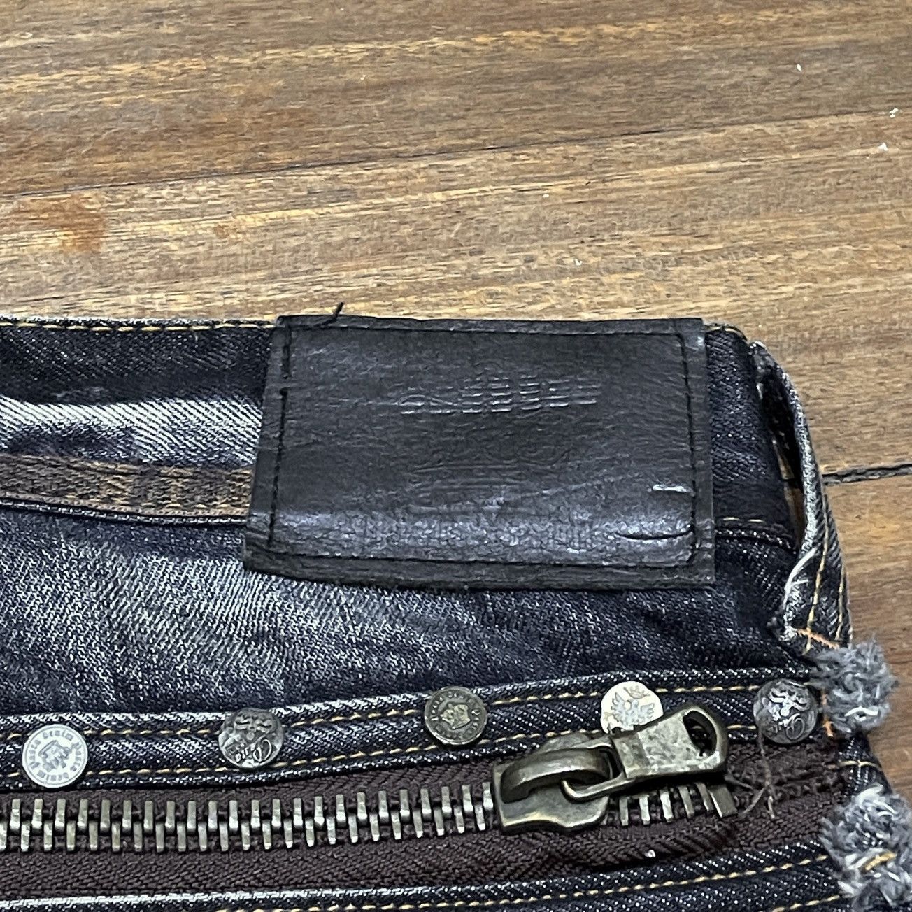 14th Addiction Rare Design Vintage Japanese Brand Pasta Jeans 1990s Size US 30 / EU 46 - 9 Thumbnail