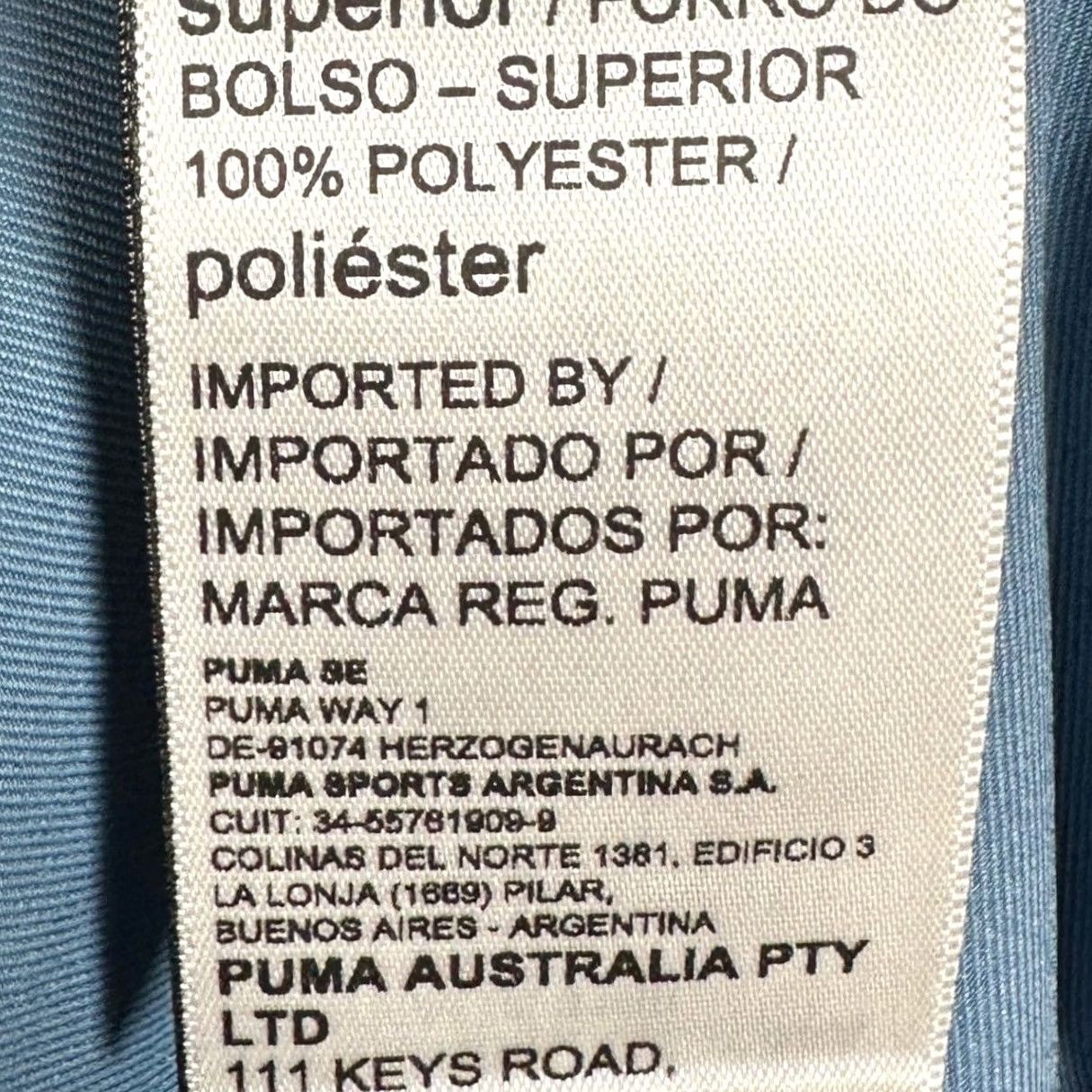 Puma Puma Golf Shorts Mens 42 Blue Grey Performance Chinos Flat Front Athletic Logo Size US 42 / EU 58 - 5 Thumbnail