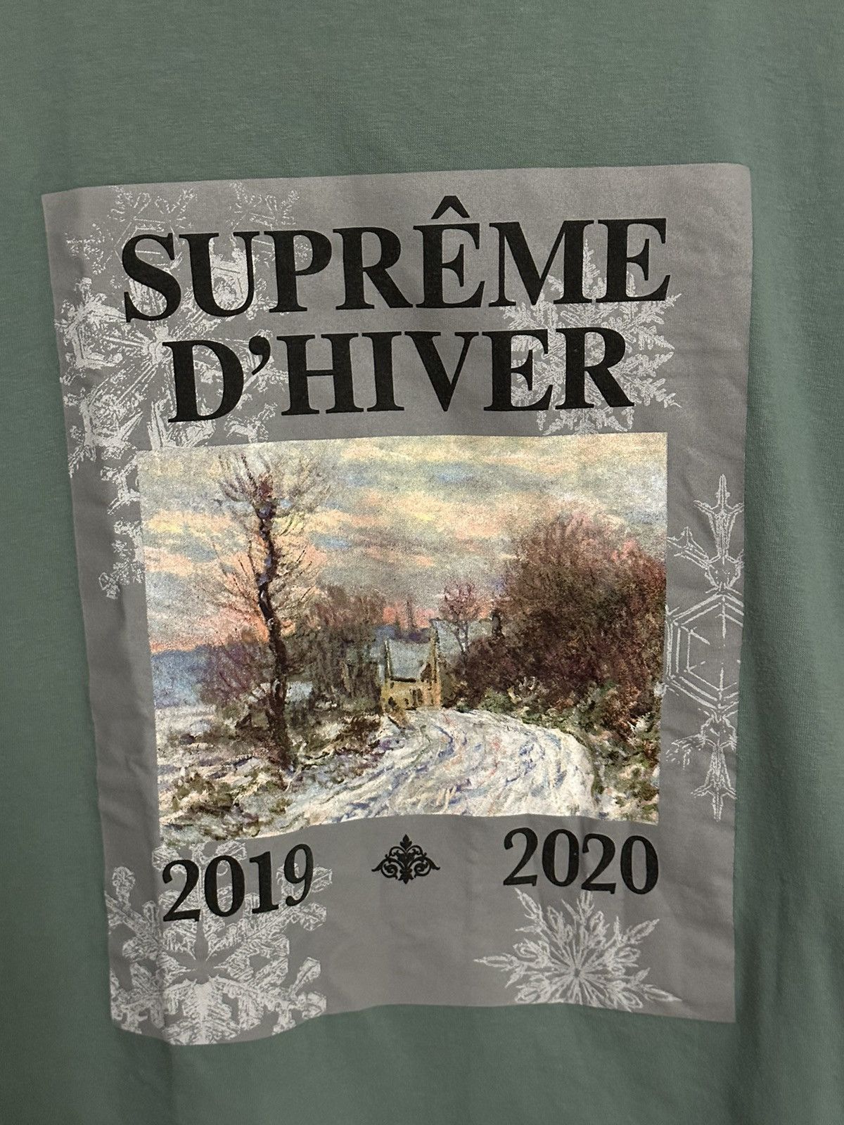 Supreme Supreme D’Hiver Tee Size US L / EU 52-54 / 3 - 2 Thumbnail