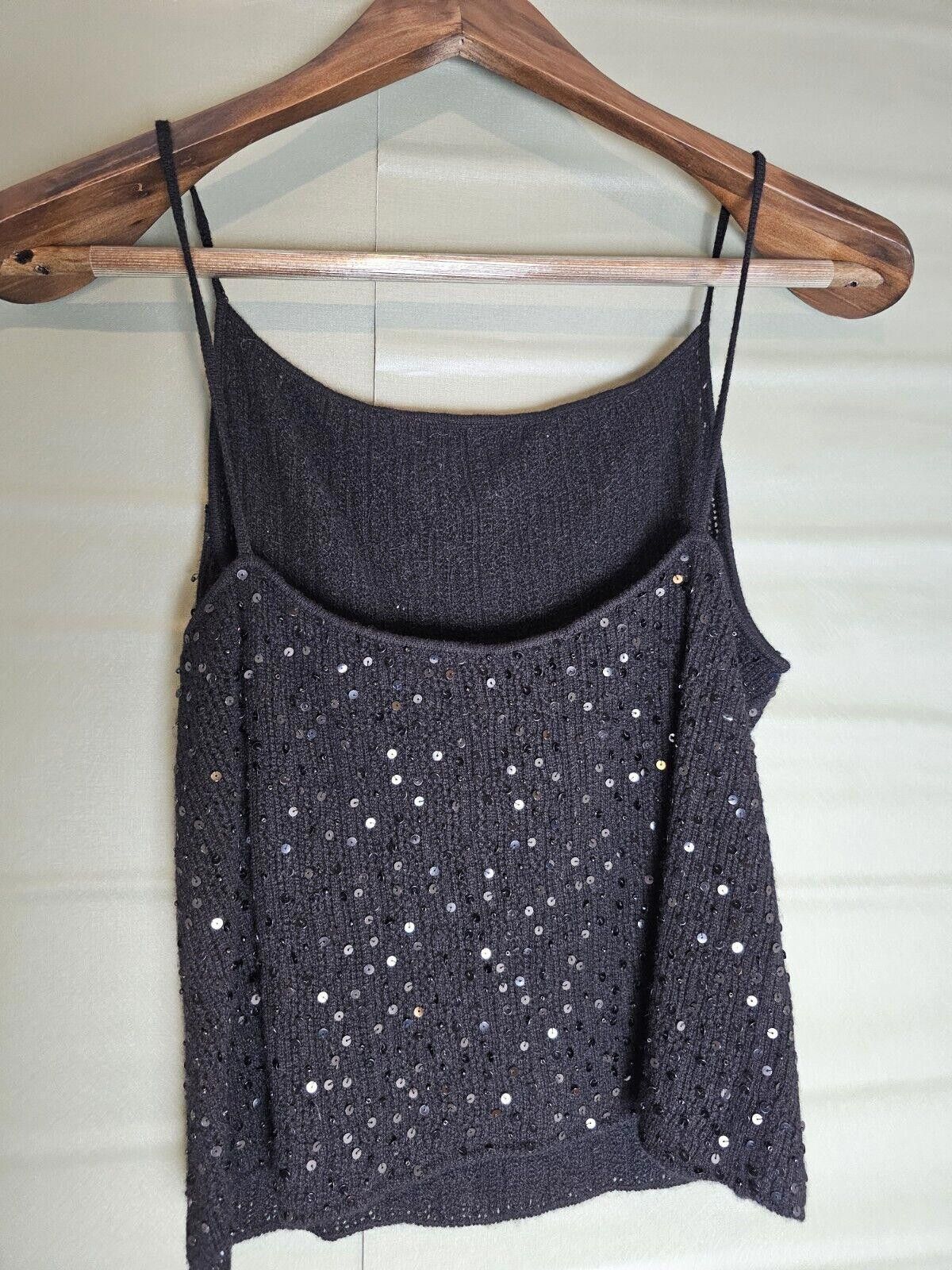 Other Shelli Segal Top & Cardigan Set Black Womens Size M Size M / US 6-8 / IT 42-44 - 4 Thumbnail