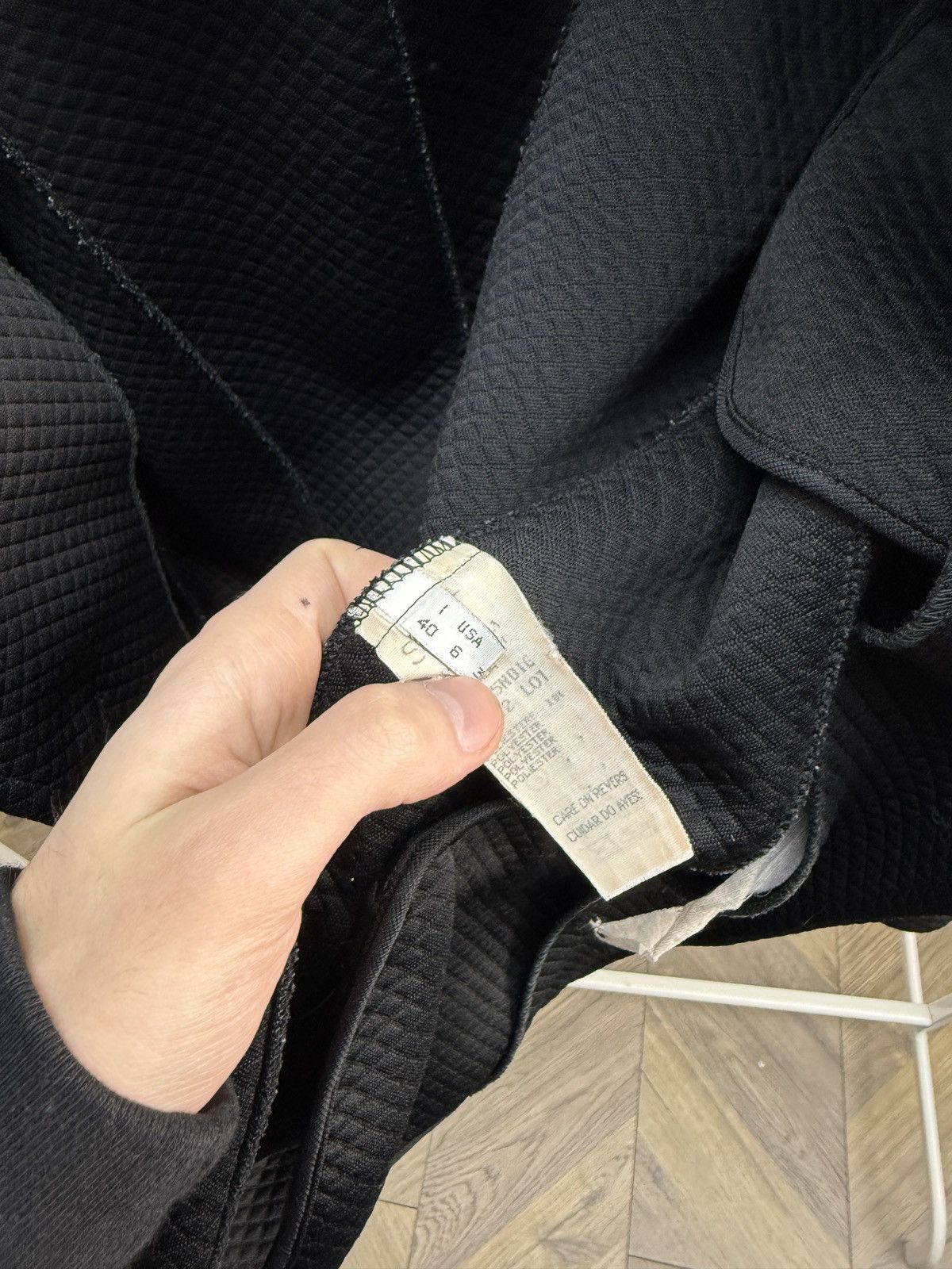 Vintage Armani Jeans Blazer Black Made in Italy Women’s