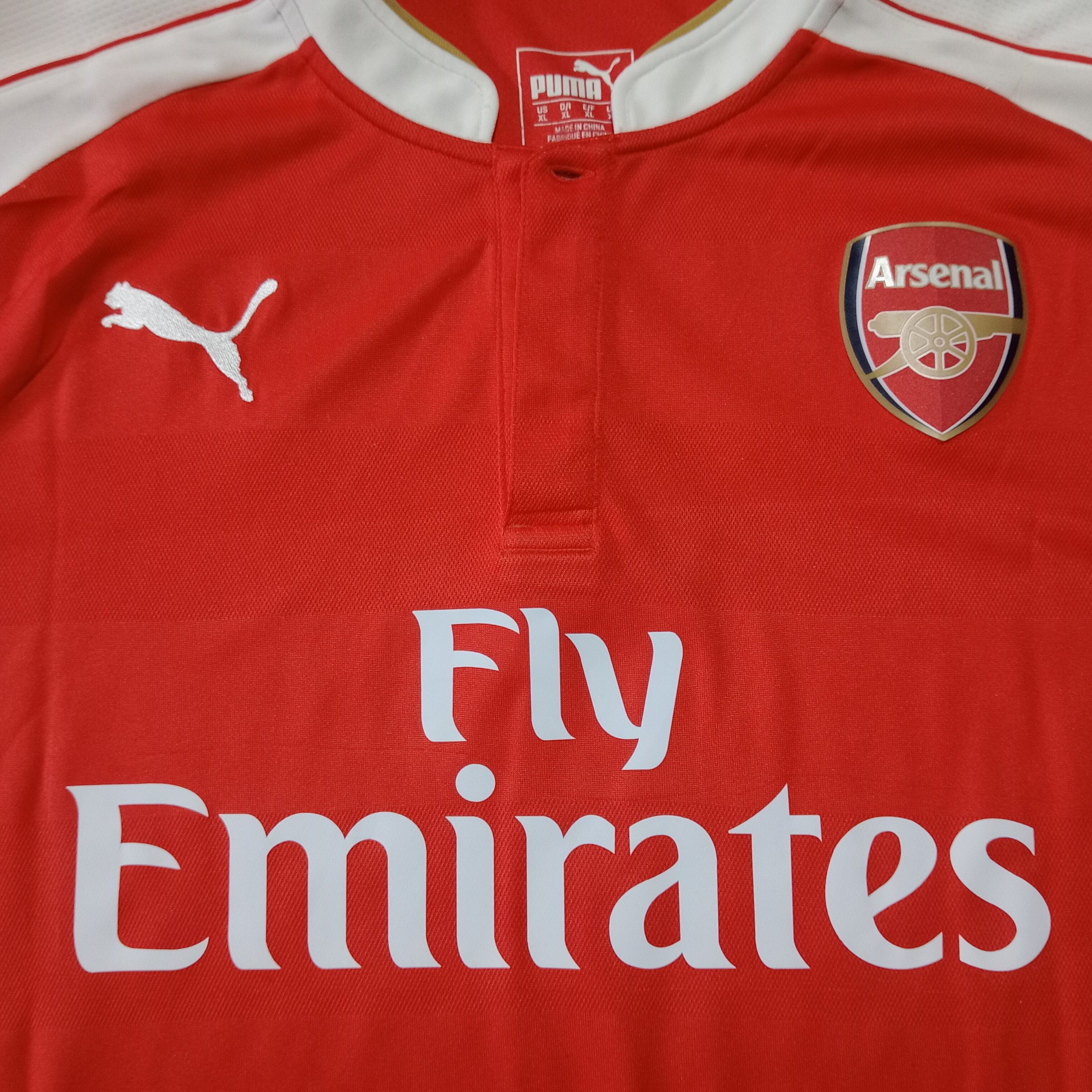 Puma Arsenal 2015-2016 Home Jersey Alexis Sanchez 17 Size US XL / EU 56 / 4 - 3 Thumbnail