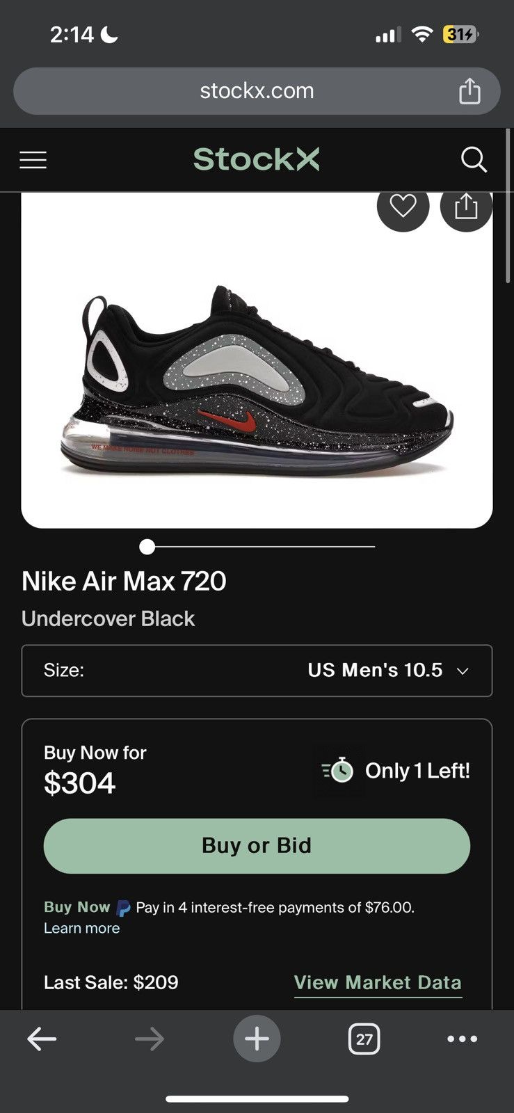 Nike × Undercover Undercover 720s Size US 10.5 / EU 43-44 - 6 Thumbnail